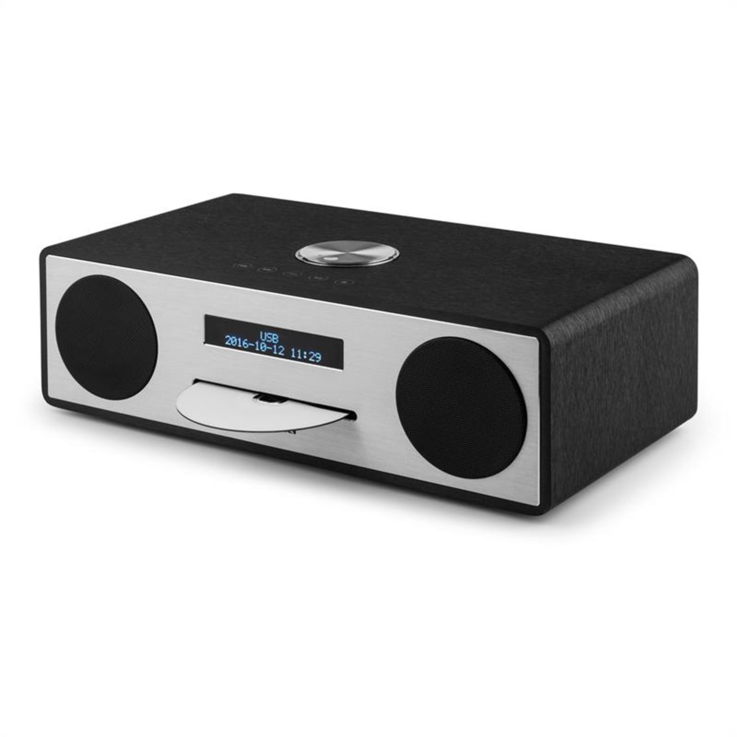 STANDFORD DAB-CD-RADIO DAB+ BLUETOOTH USB MP3 AUX FM, CRNI Crna