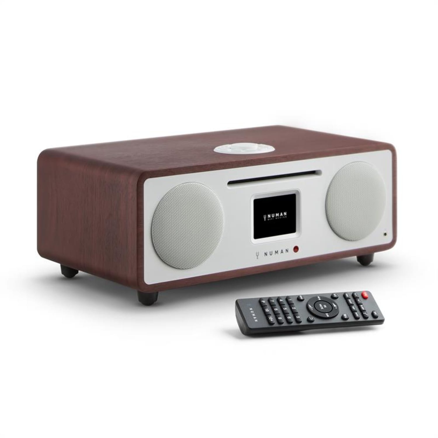 Two, wenge, 2.1 internetové rádio, CD, 30 W, bluetooth, Spotify Connect Mahagonová