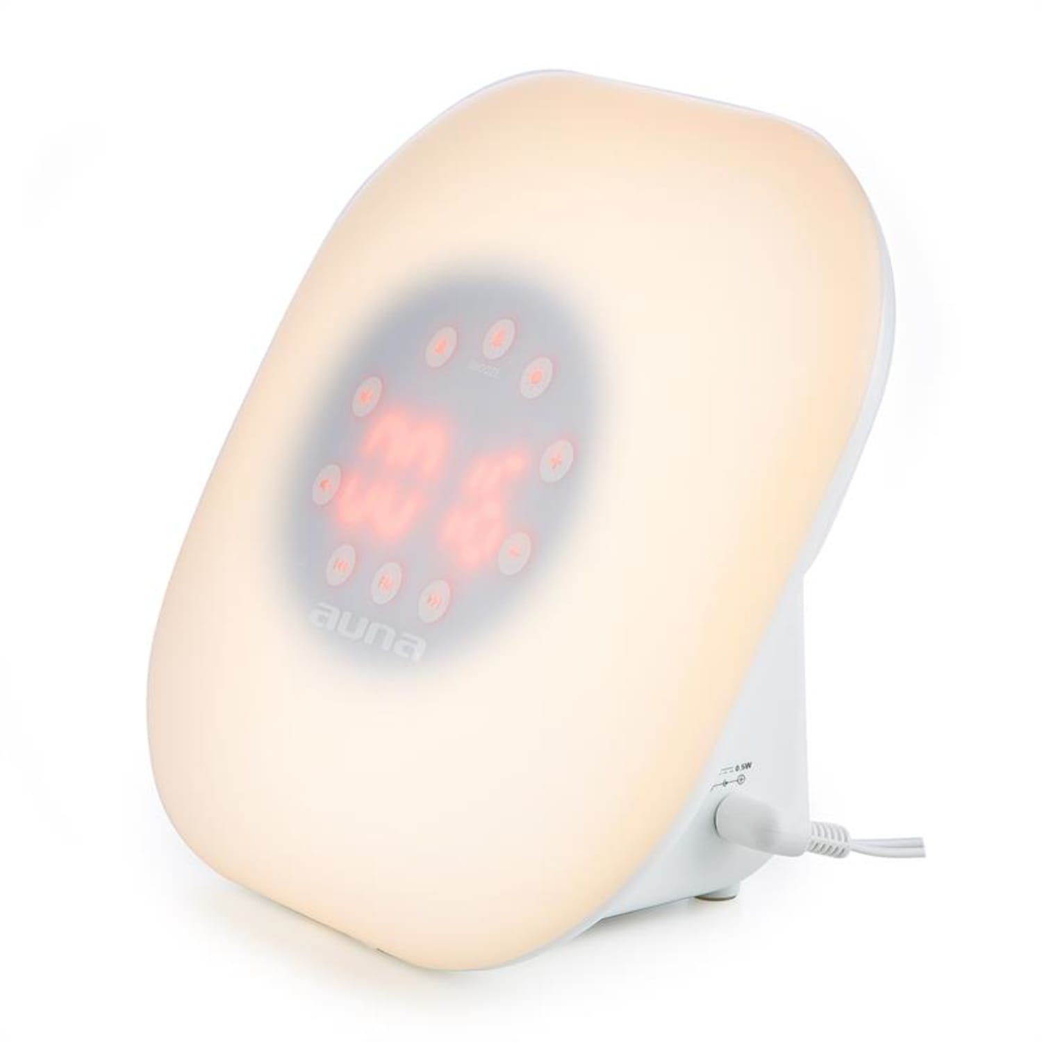 WL-60 Tageslichtwecker Wake-Up-Light LED UKW-Radio 2 Weckgeräusche weiß 