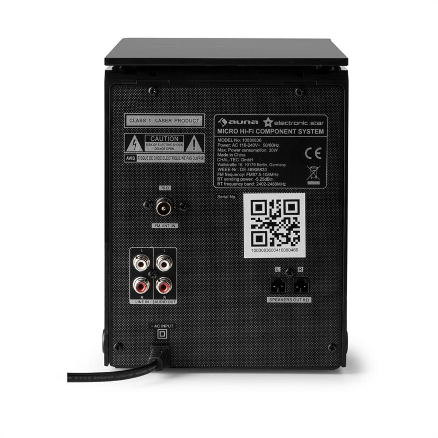 MC-200 LED, MIKRO STEREO SUSTAV, BLUETOOTH, CD, USB, MP3, FM, AUX, LED PANEL 