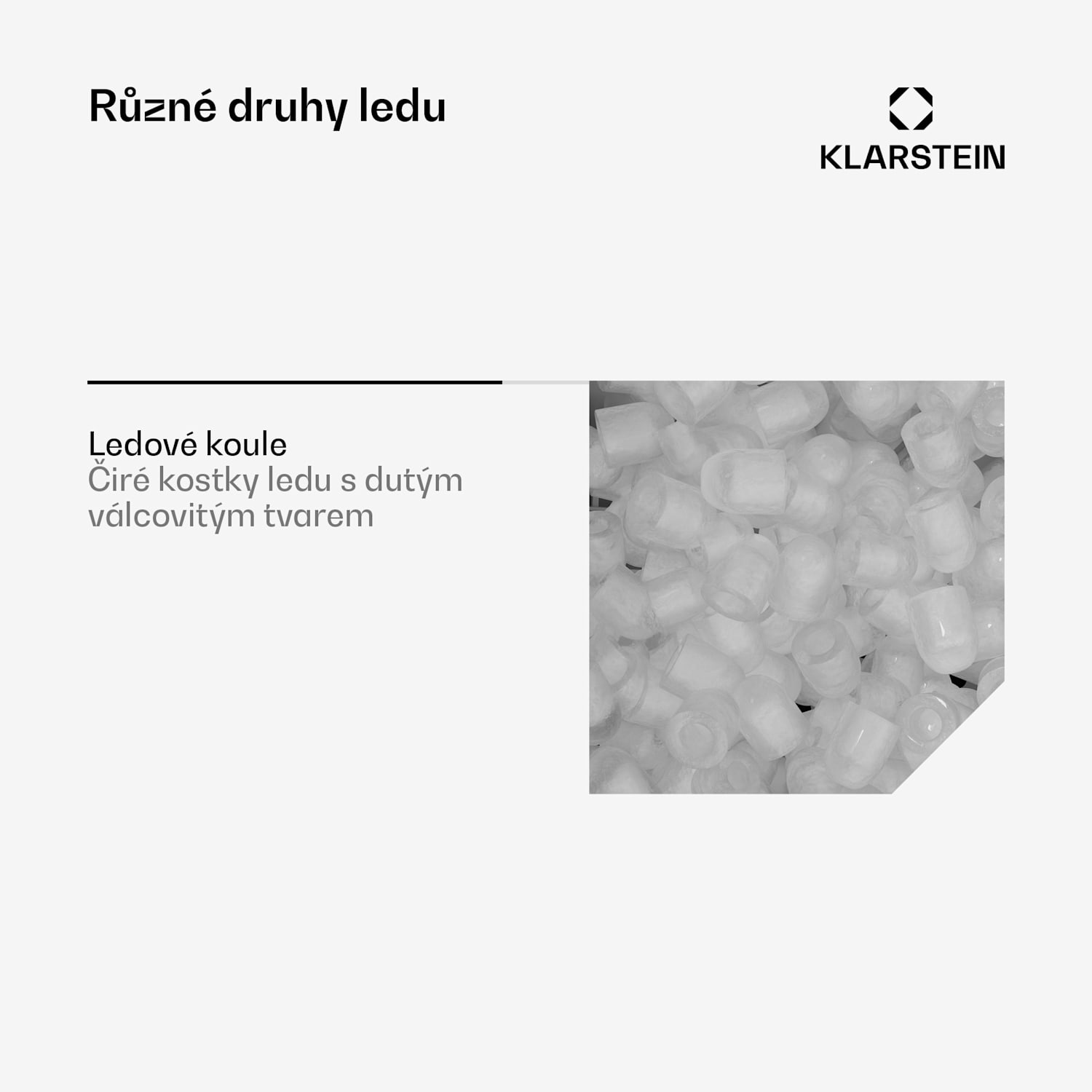 Ice Volcano 2G, výrobník ledu, 12 kg/24 h, 2 l, LED, černý 