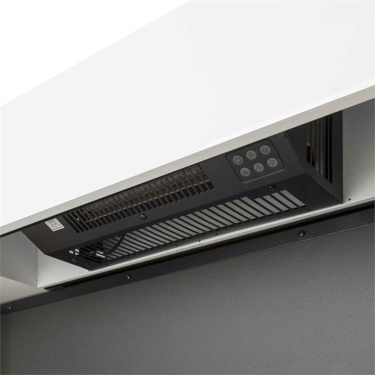 Studio-2 electrische haard LED-vlammensimulatie 1000/2000 W 40m² wit 1000/2000 W