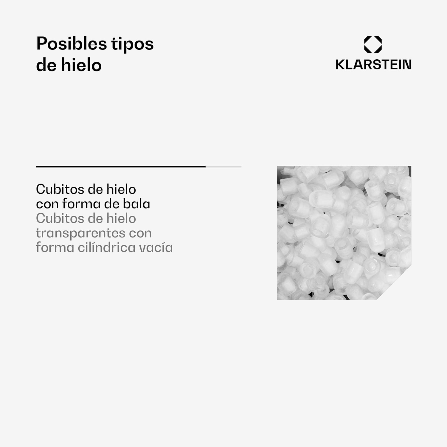 Ice Volcano 2GS Máquina de hielo LED 12kg plateada Plata