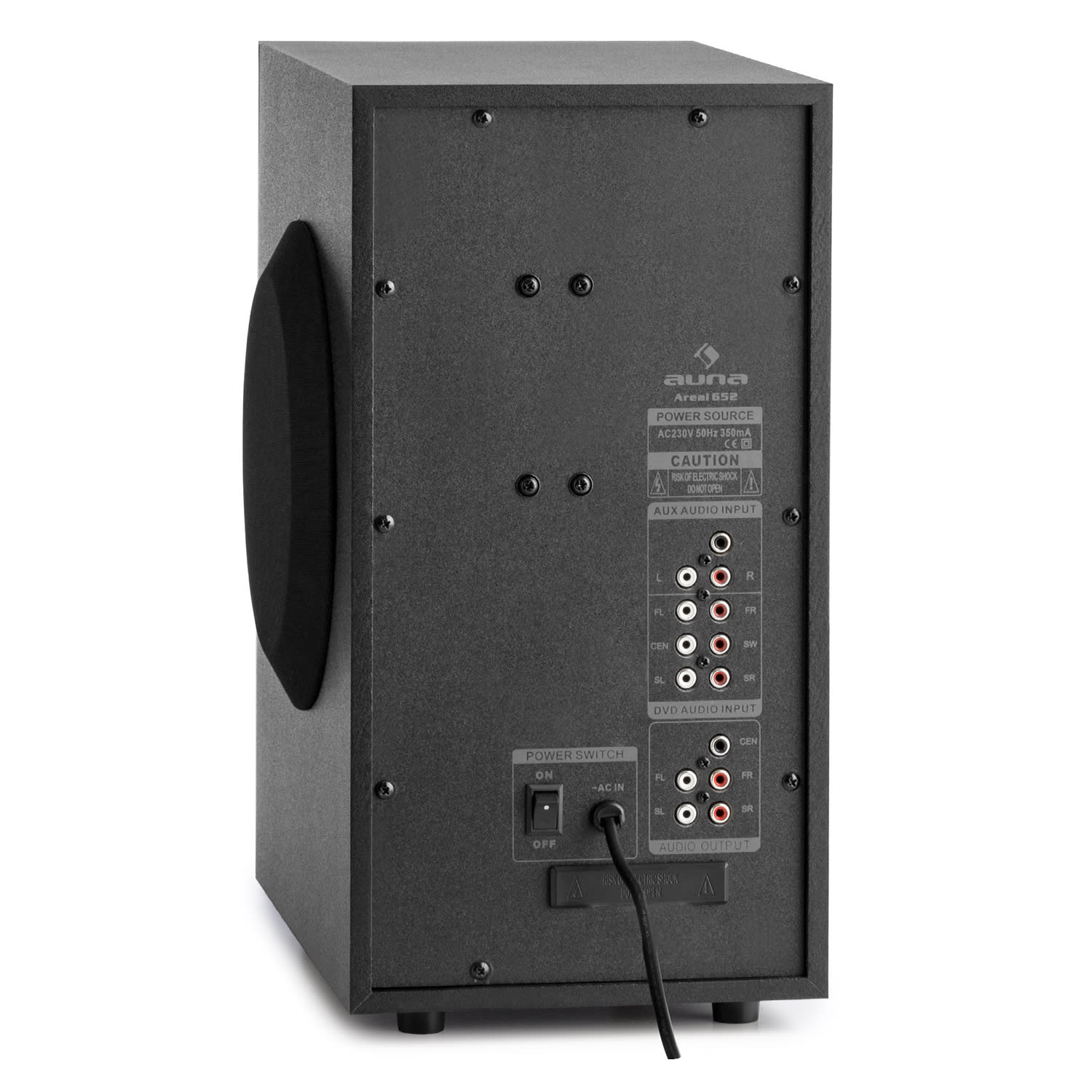 Système audio Areal 653 5.1 canaux 145 W RMS Bluetooth USB SD AUX 