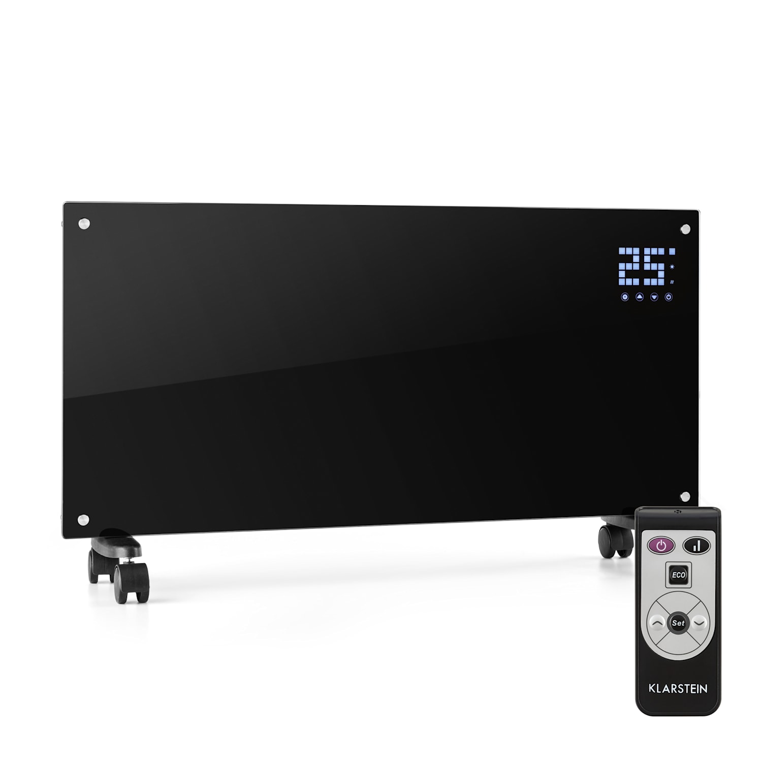 Bornholm Konvekcijski grelnik 2000W LED zaslon 2 stopnji ogrevanja Črn 2000 W | Ne | Črna