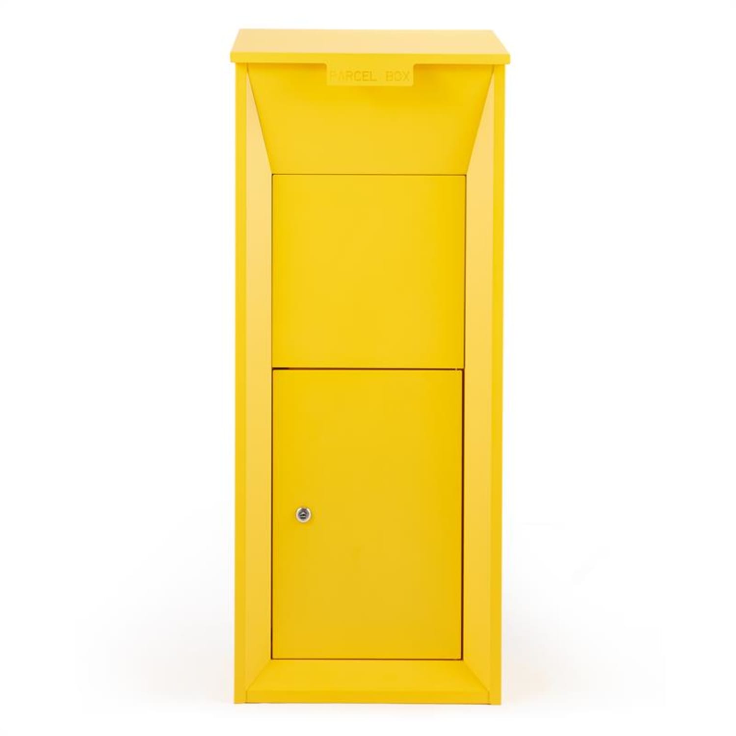 Postbutler, skrzynka na paczki, kolor żółty