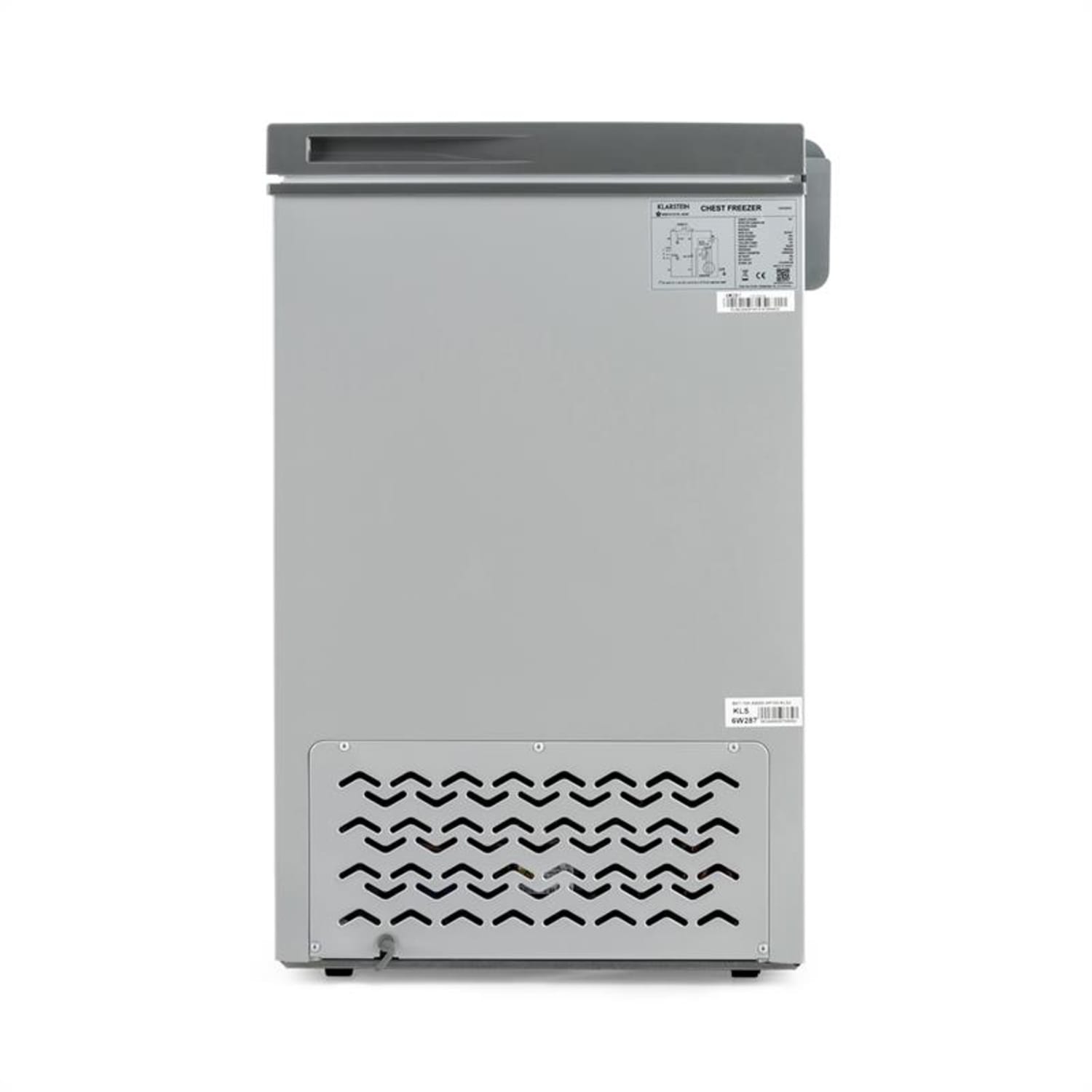 Iceblokk 100, zamrażarka skrzyniowa, wolnostojąca, 100 l, 75 W, F, szara 100 | Szary Metaliczny