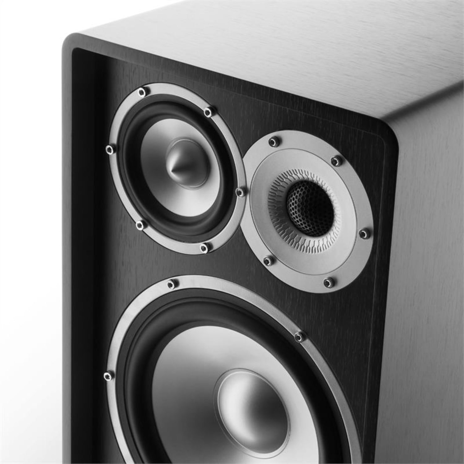 Retrospective 1978 MKII - trojcestný regálový reproduktor pár čierna Čierna | No Cover | No Stands