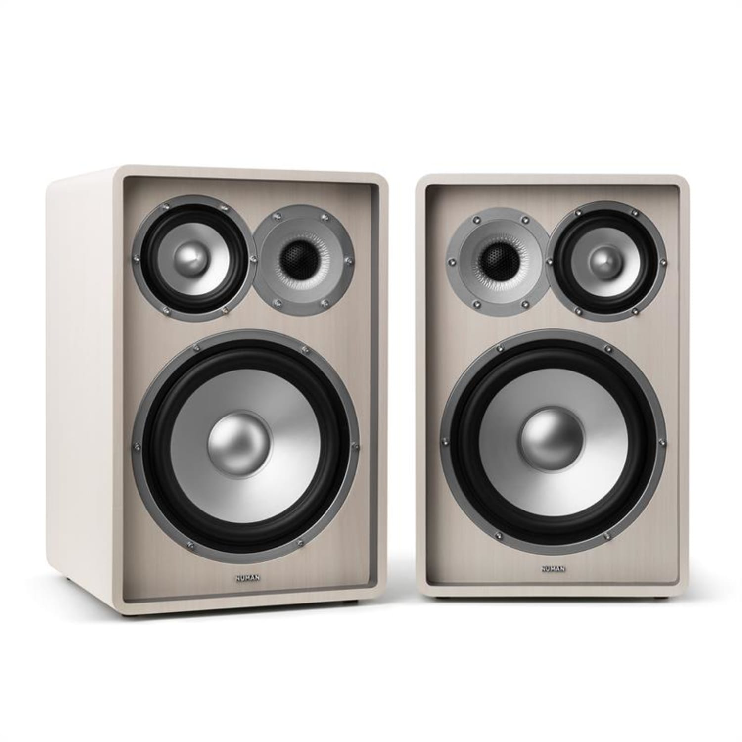 Retrospective 1978 MKII - trojcestný regálový reproduktor pár biela Biela | No Cover | No Stands