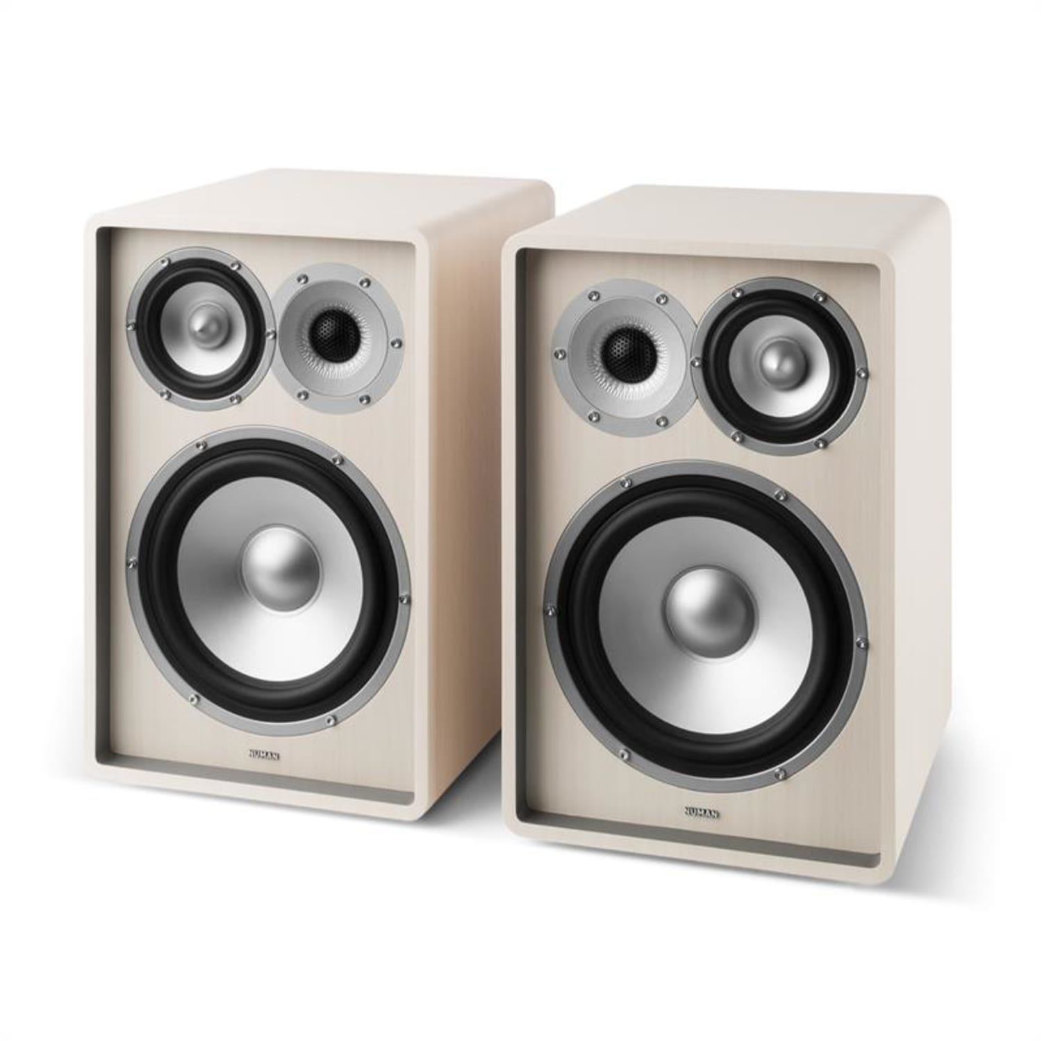 Retrospective 1978 MKII - trojcestný regálový reproduktor pár biela Biela | No Cover | No Stands