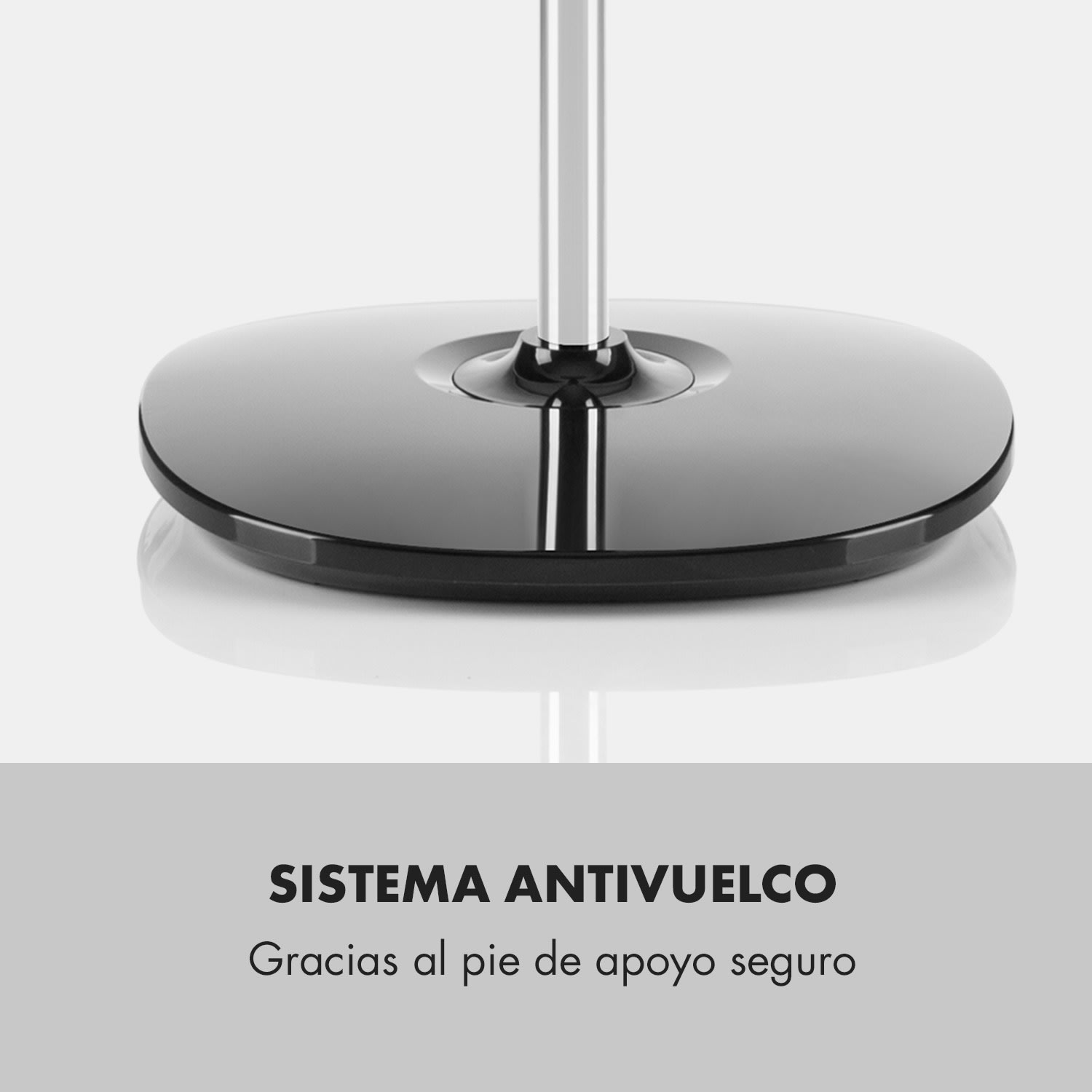 Silent Storm Ventilador de pie con rotor de 5 aspas de 16" (41cm) 32 dB min. 25,8W Negro Negro