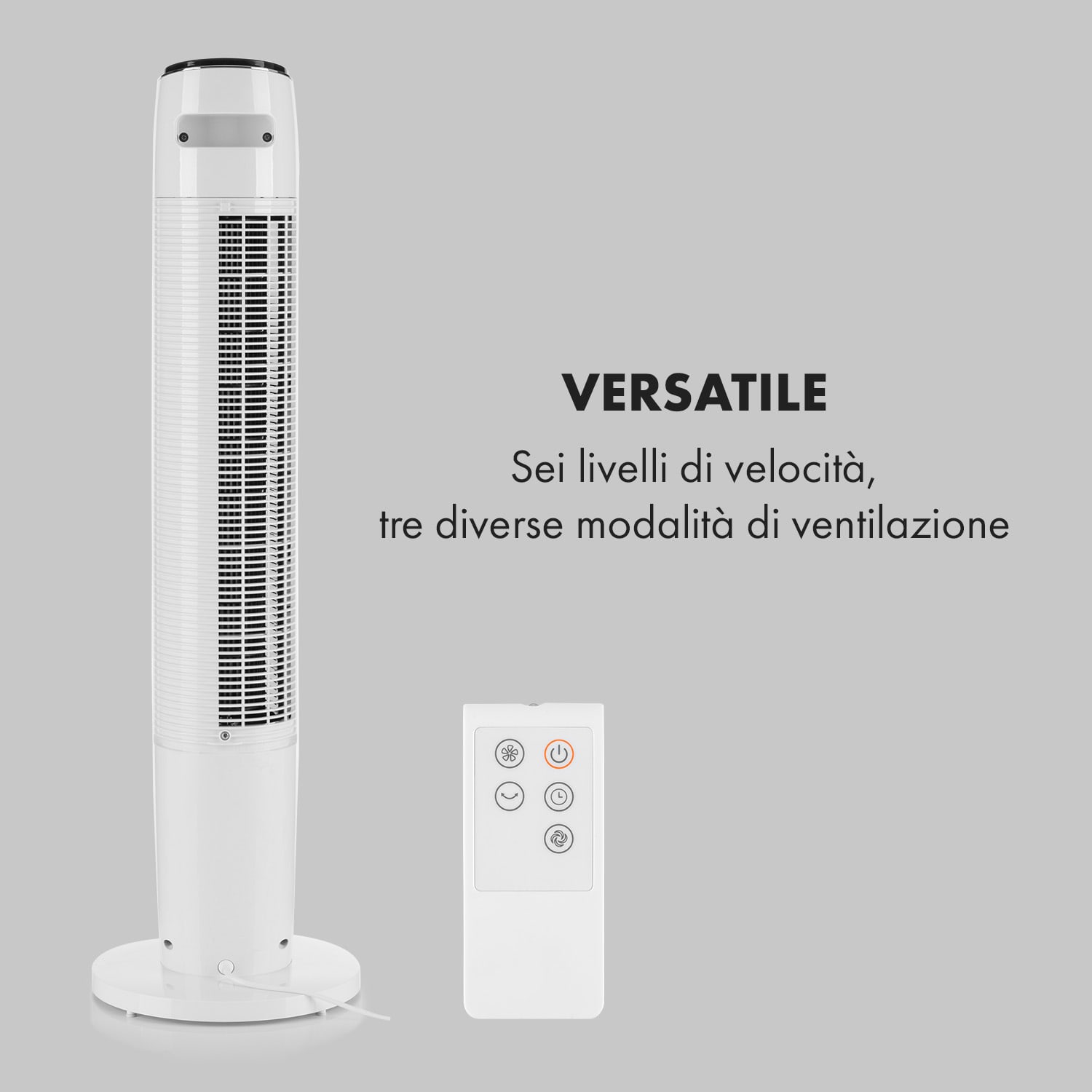 Empire State Ventilatore a Colonna Oscillazione 45° bianco 