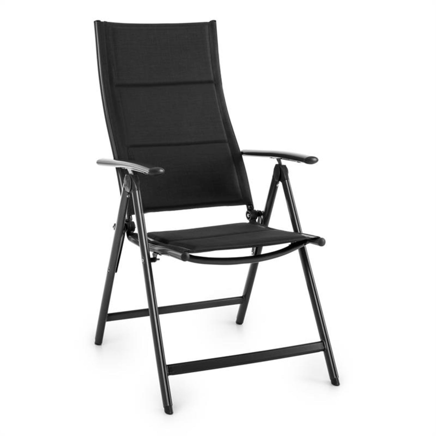Stylo Noble Grey Silla plegable de jardín aluminio negro 