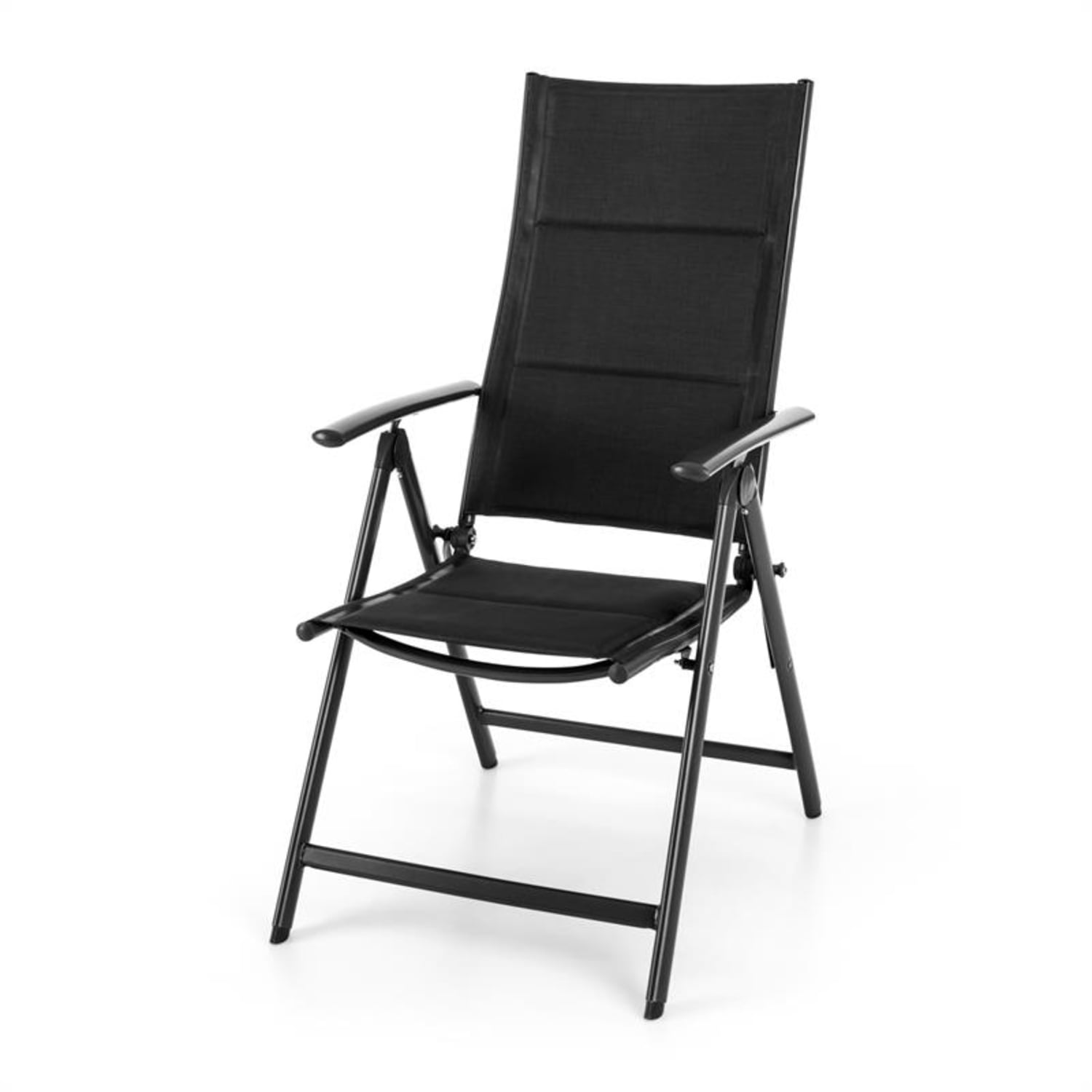 Stylo Noble Grey Silla plegable de jardín aluminio negro 