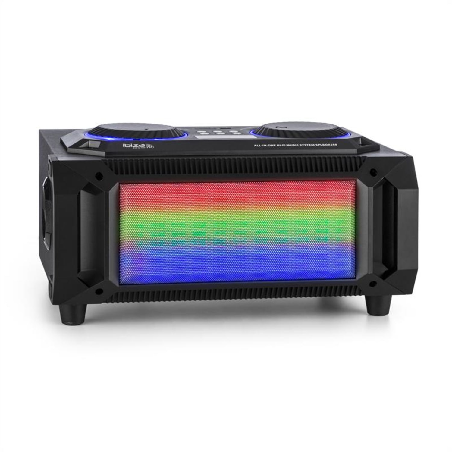 SPLBOX150 Sound Box 2.1 Audio System 200W Bluetooth USB/SD VHF LED 