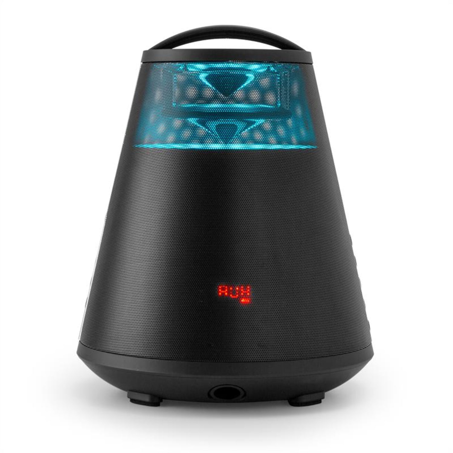FREESOUND65 Coluna Bluetooth c/ Bateria áudio 360° LED AUX USB SD UKW Preta Preto