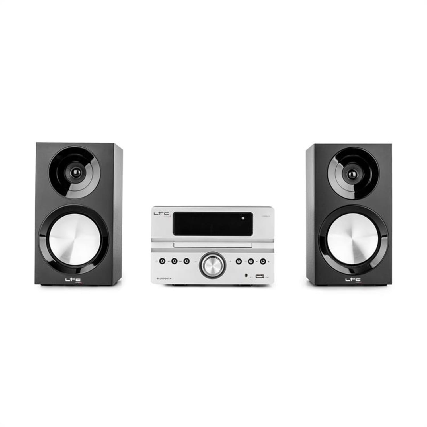 CDM90-BL, srebrna, mikro HiFi stereo sustav, 40 W, bluetooth, USB, CD, FM/AM 