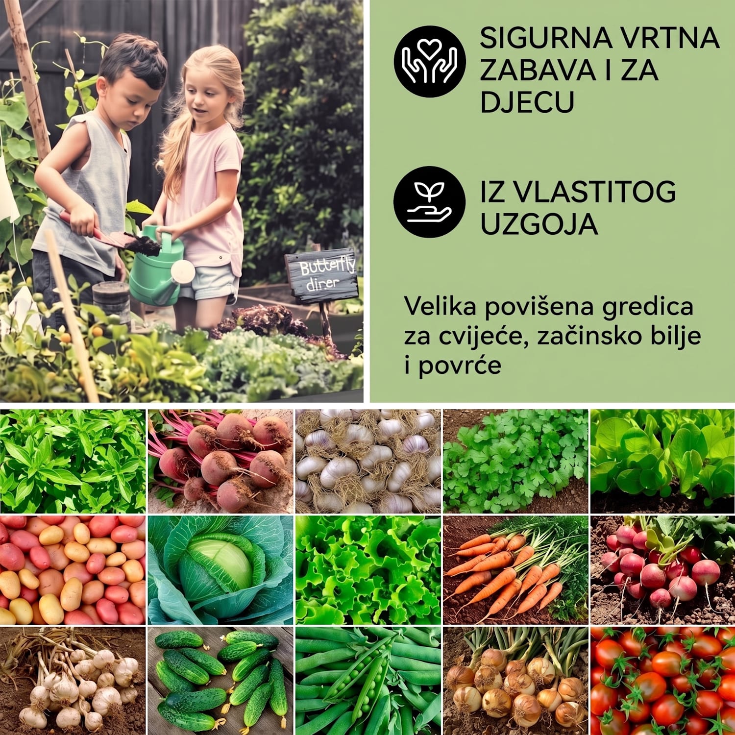 High Grow, bež, 1,6 m,povišena žardinjera, pocinčani alumijij 160 x 80 x 80 cm | Krem