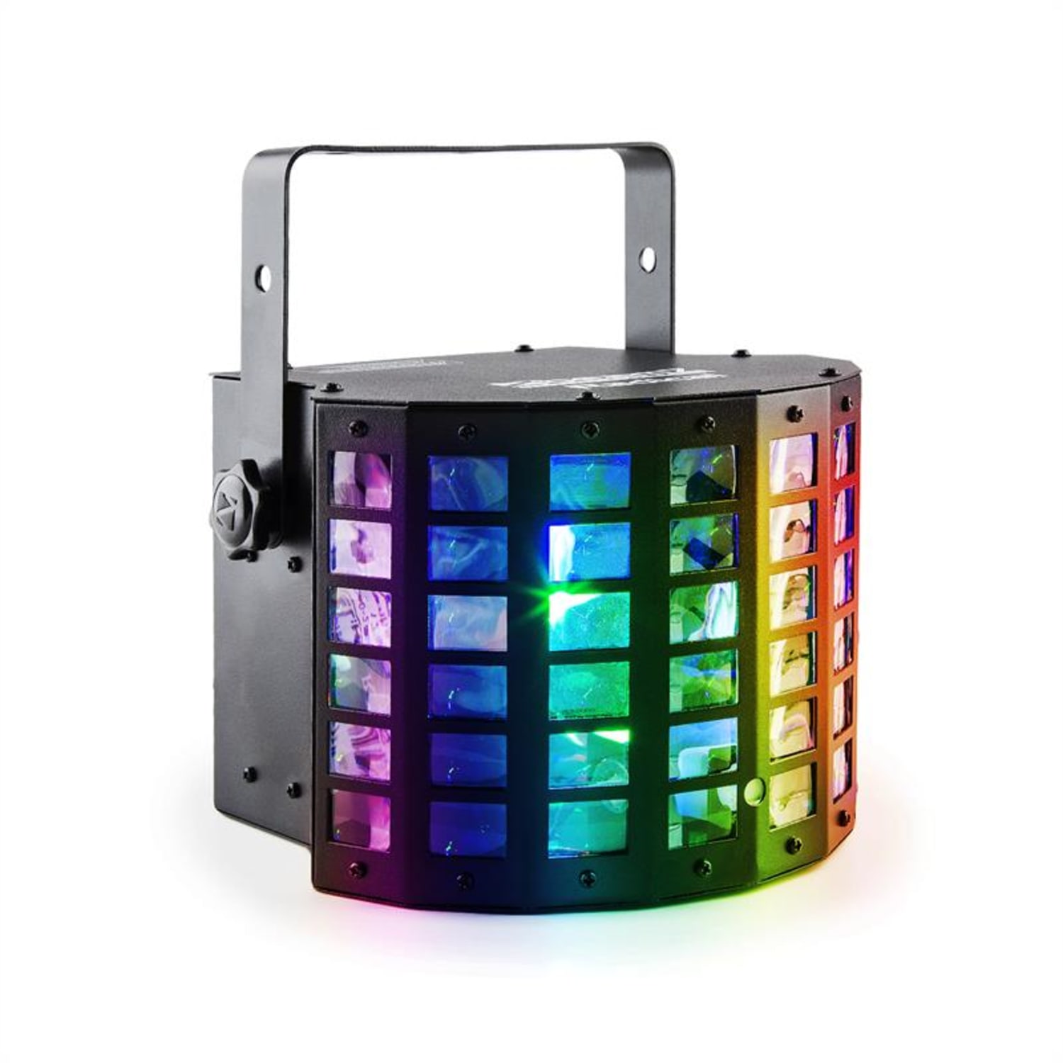RADICAL, 2-în-1, reflctor LED, DERBY & LASER, RGBAWP, DMX 