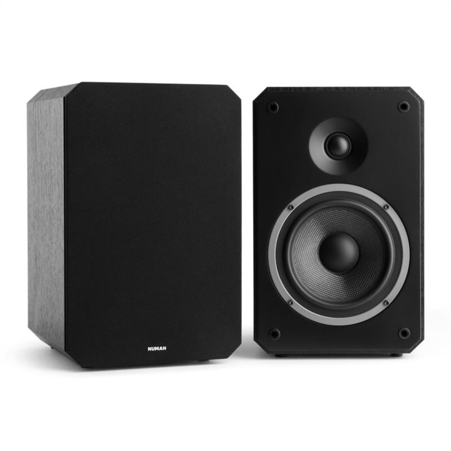 Octavox 702 MKII, 2-drożne kolumny podstawkowe, 2 szt., kolor czarny Czarny