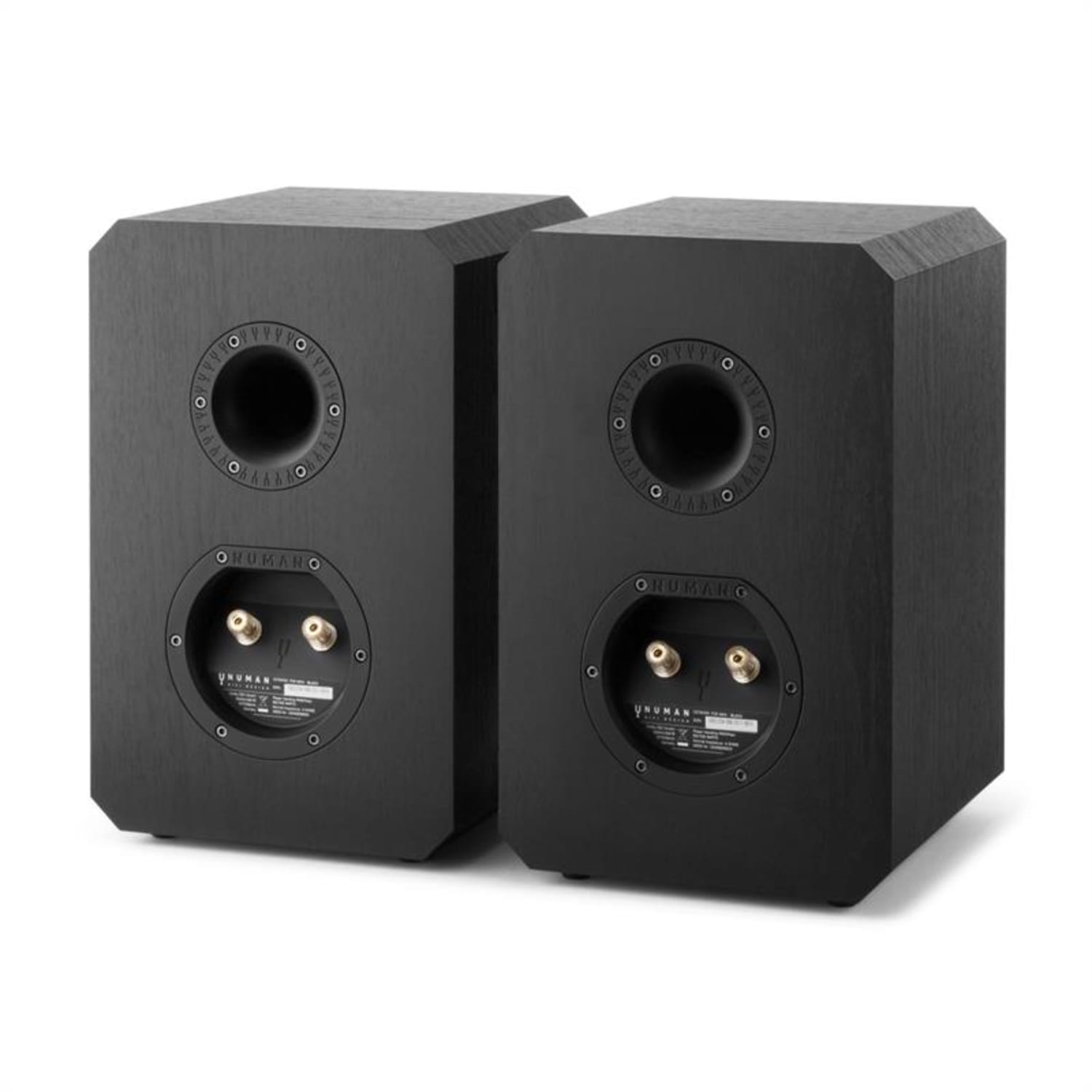 Octavox 702 MKII, 2-drożne kolumny podstawkowe, 2 szt., kolor czarny Czarny