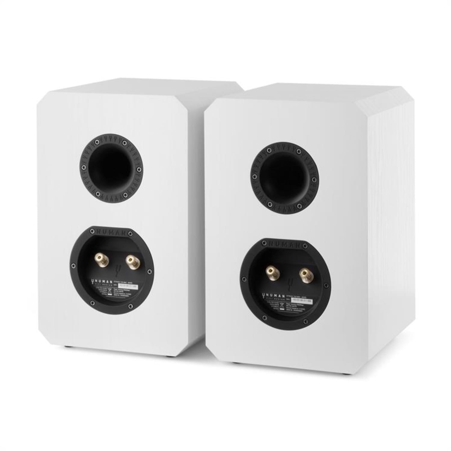 Octavox 702 MKII – Paire d'enceintes d'étagère à 2 voies - blanc Blanc
