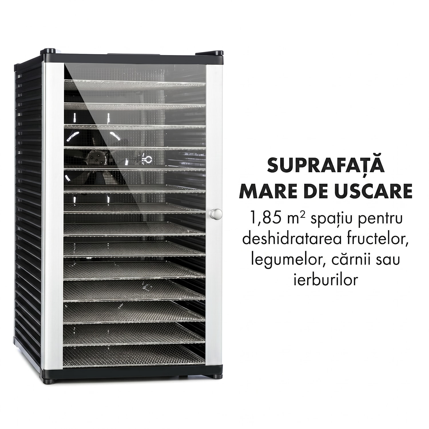 Fruit Jerky 14 Uscător de fructe 1000 W 30 până la 70 °C 14 rafturi Cronometru cu afișaj LCD 14 etape