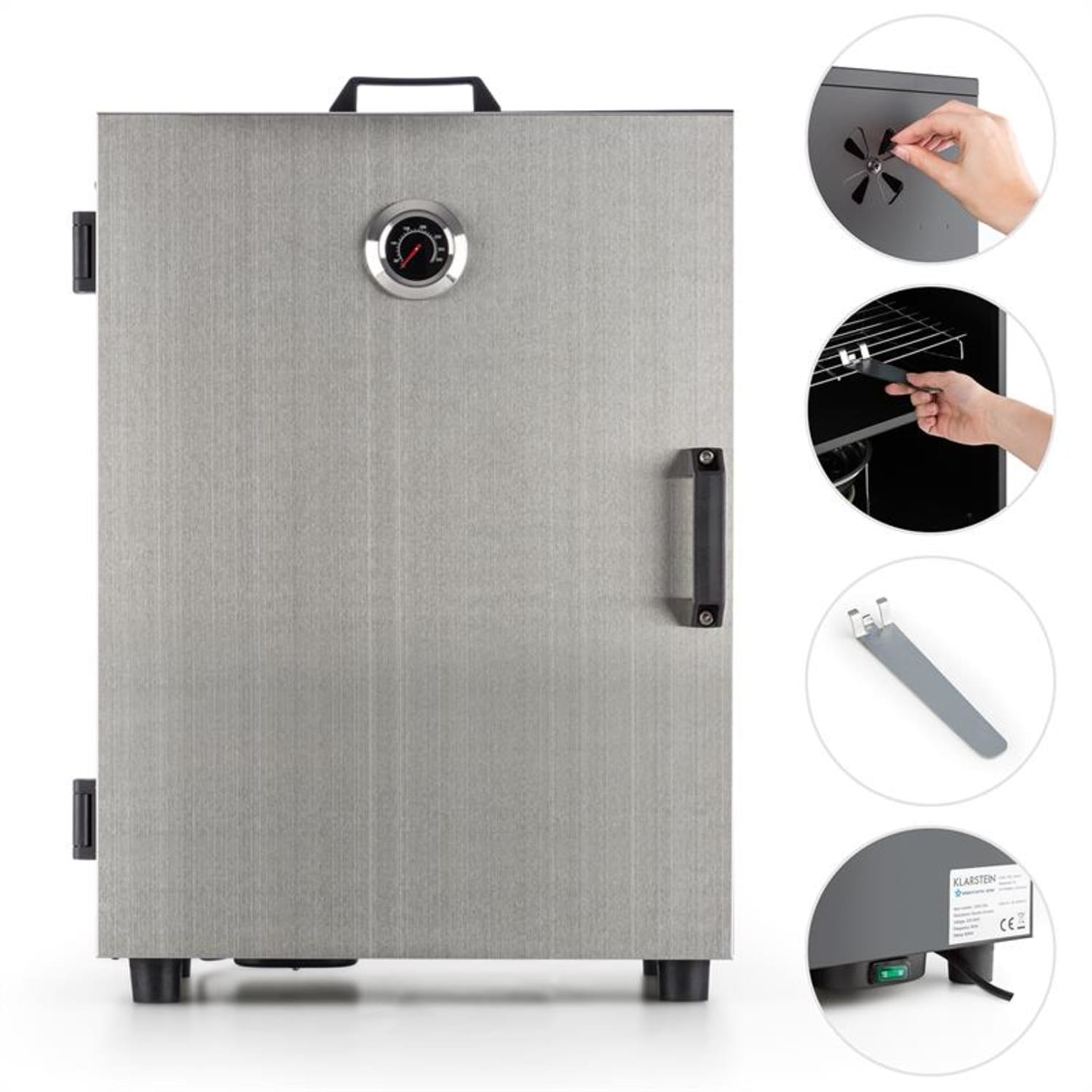 Flintstone Steel rookoven rookkast electrisch 800W edelstaal 
