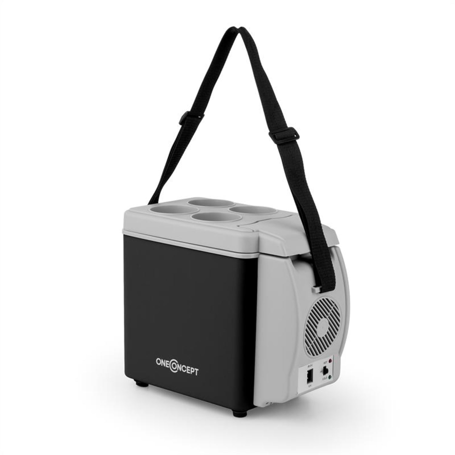 Roadtrip Mininevera térmica 6L Adaptador 12V Coche negra 
