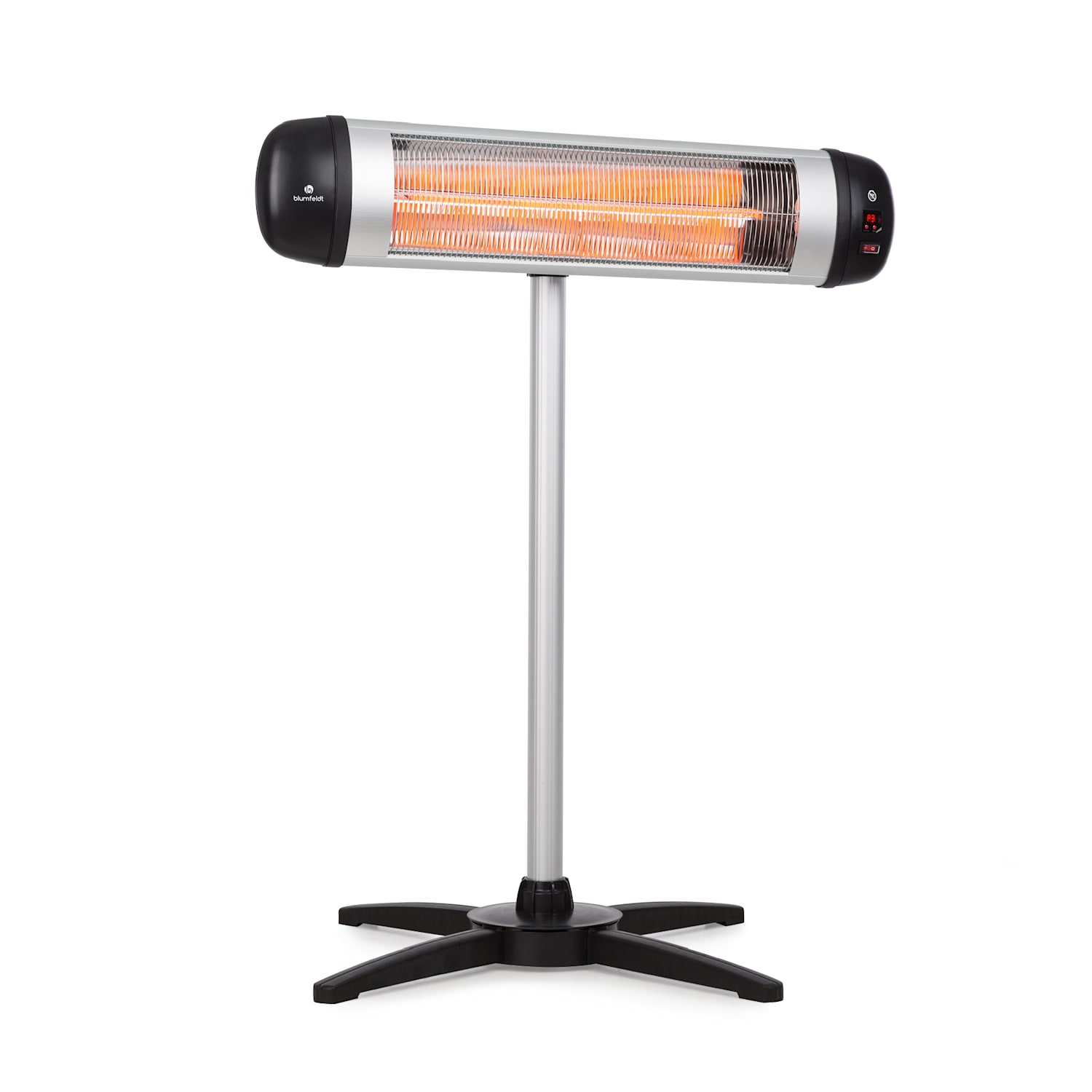 Rising Sun, infračervený ohrievač, 2500 W, výškovo nastaviteľný, hliník Vychádzajúce slnko