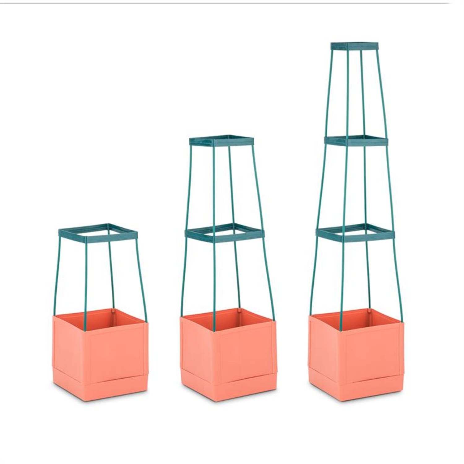 TOMATO TOWER, ghivece de roșii, set de două bucăți, 25x150x25 cm, grilă de prindere PP