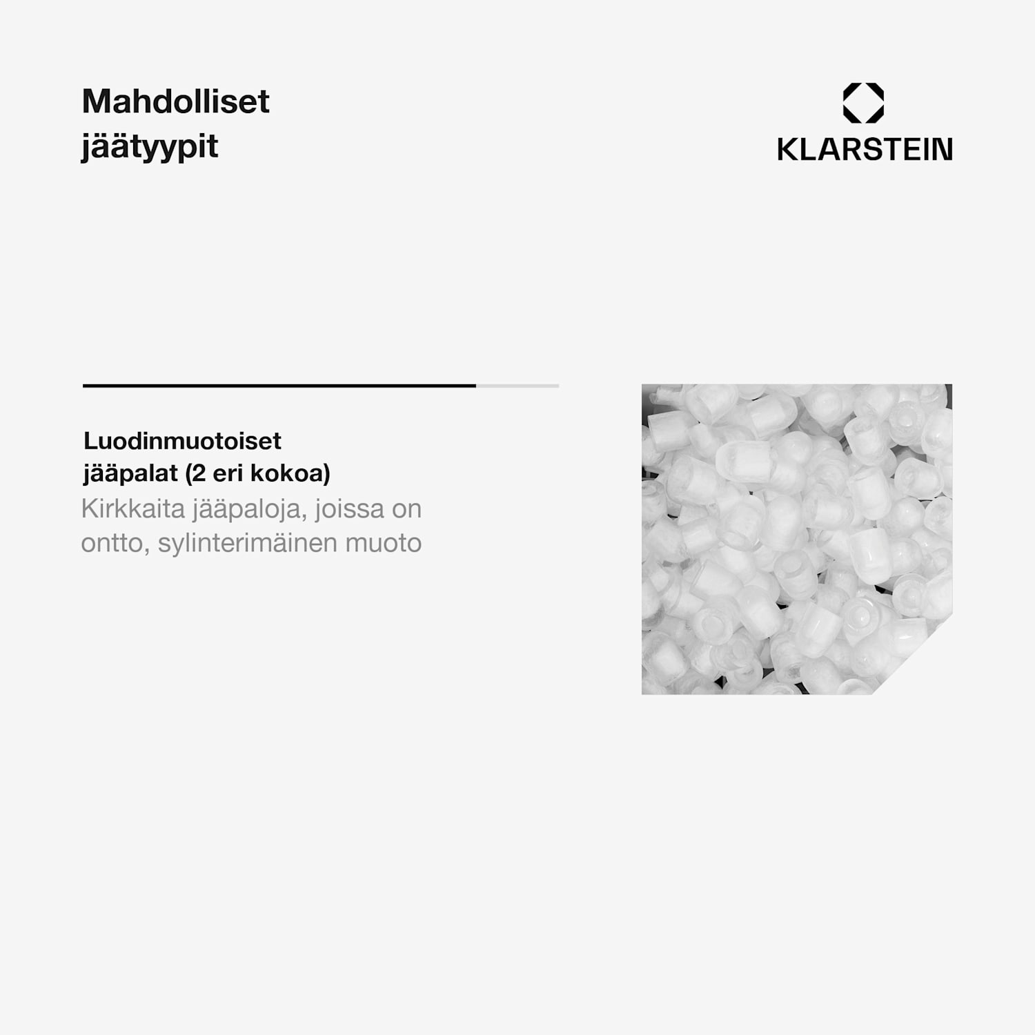 On-The-Rocks jääpalakone LED 12kg per 24t 2.1 teräs musta 