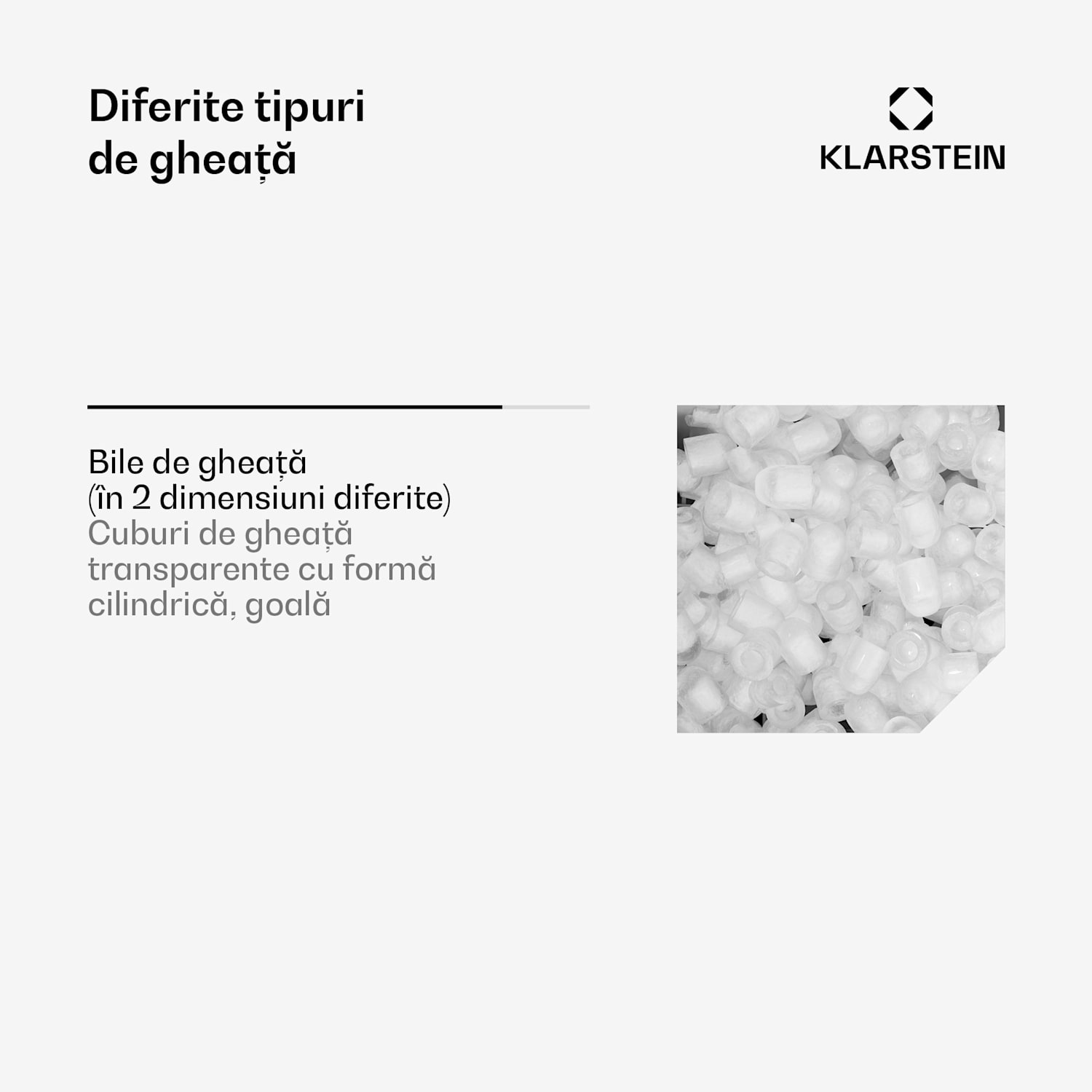 ON-THE-ROCKS, aparat de gheață, LED-uri, | 12 kg la fiecare 24 de ore | 2,1 L | Oțel inoxidabil, culoare neagră 