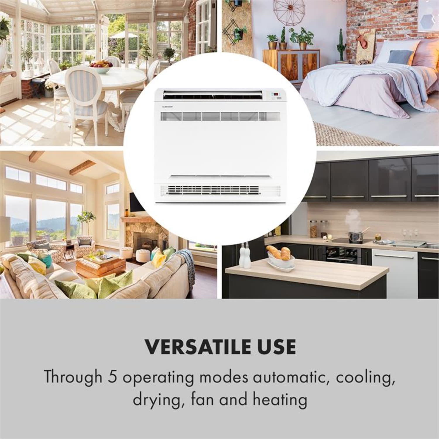 Ground Control 12 Aparelho de Ar condicionador Split Inverter A++ Branco 