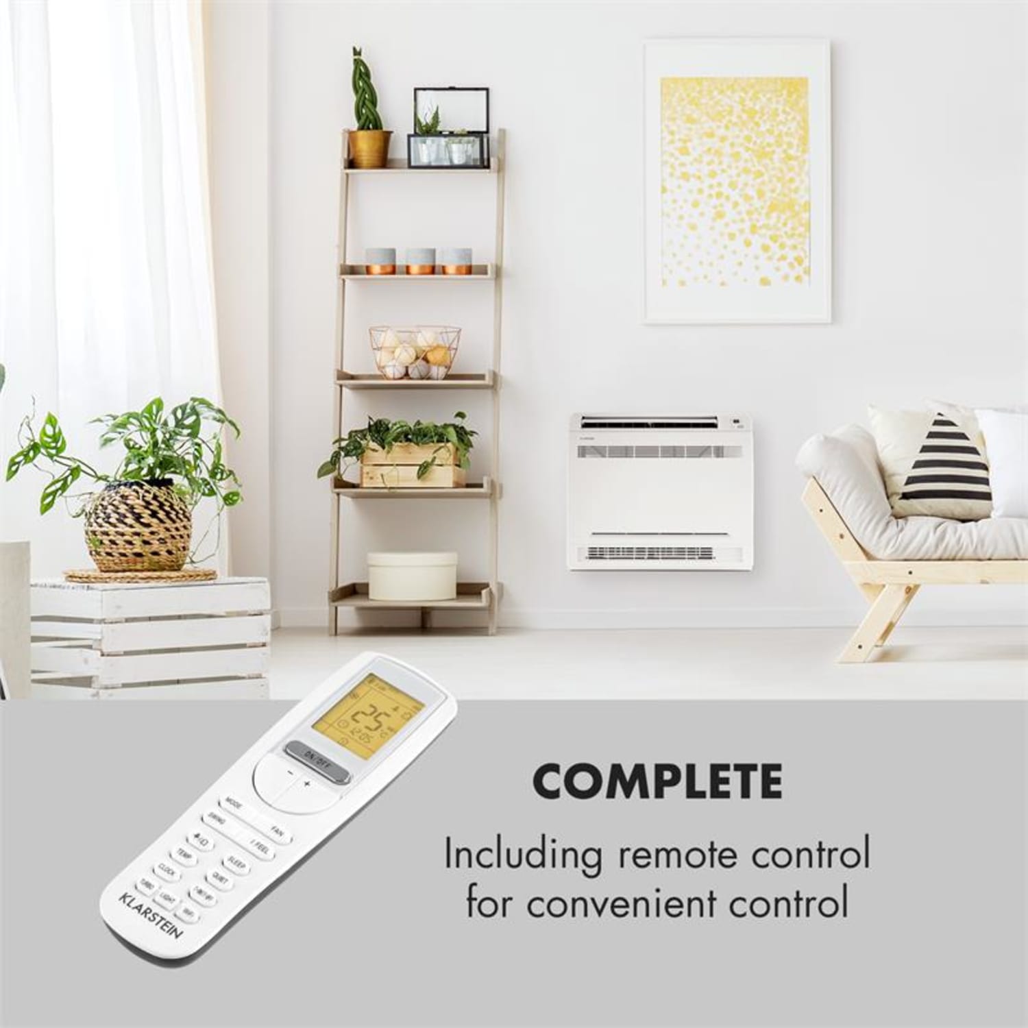 Ground Control 12 Aparelho de Ar condicionador Split Inverter A++ Branco 