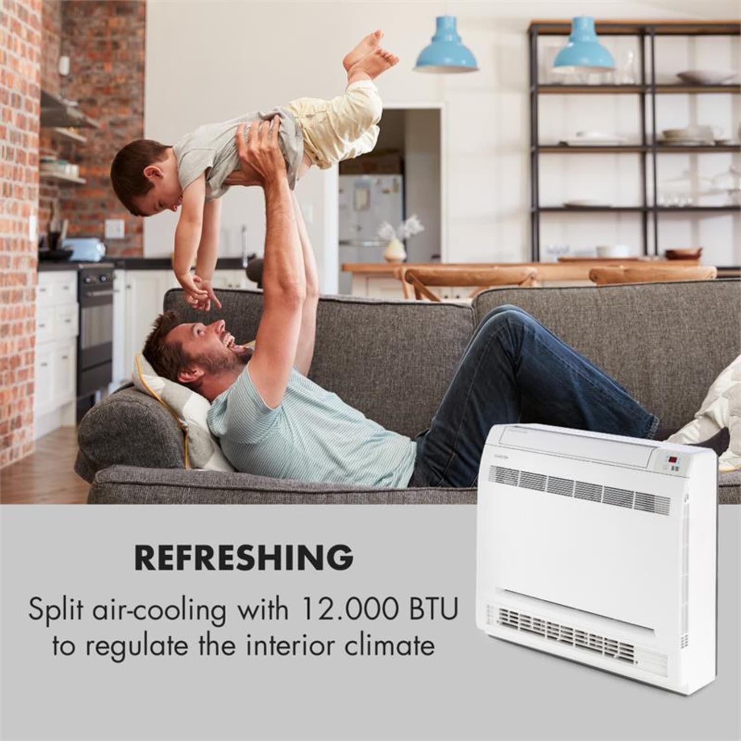 Ground Control 12 Aparelho de Ar condicionador Split Inverter A++ Branco 