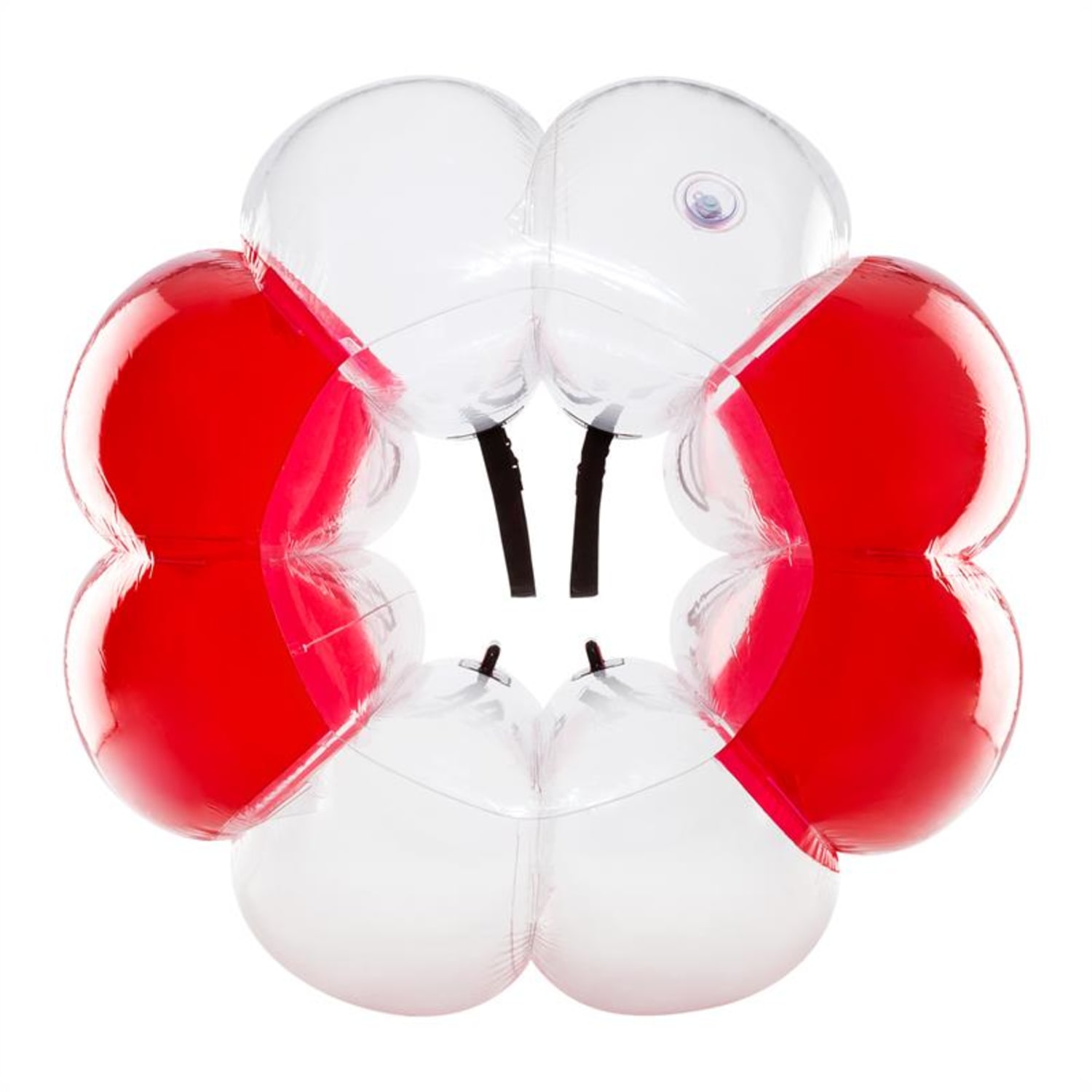 Bubball AR Bubble Ball, buborékfoci felnőtteknek, 120x150cm, EN71P PVC, piros 150 cm | Piros