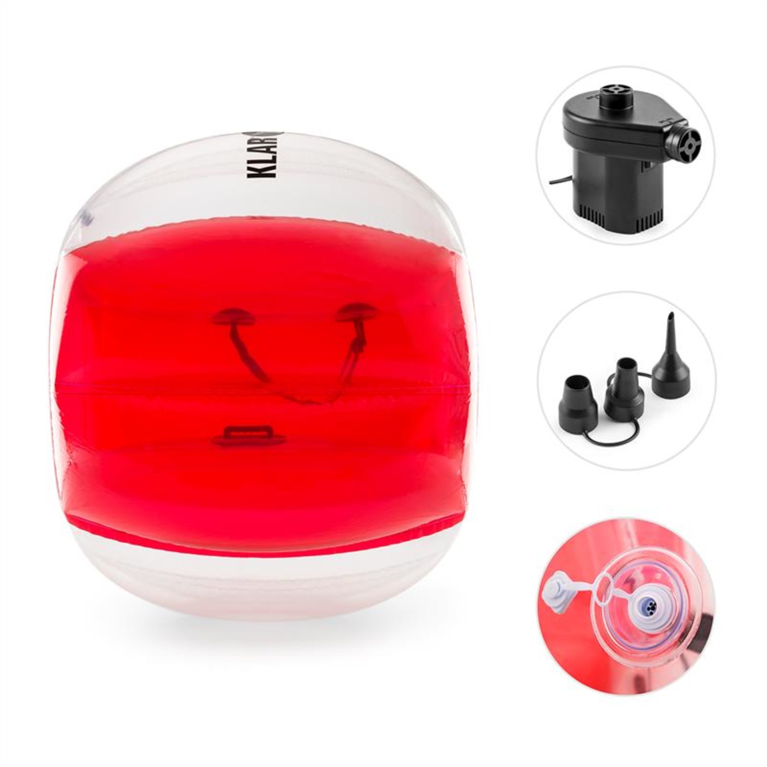 Bubball AR Bubble Ball za odrasle 120x150cm EN71P PVC crvena 150 cm | Crvena