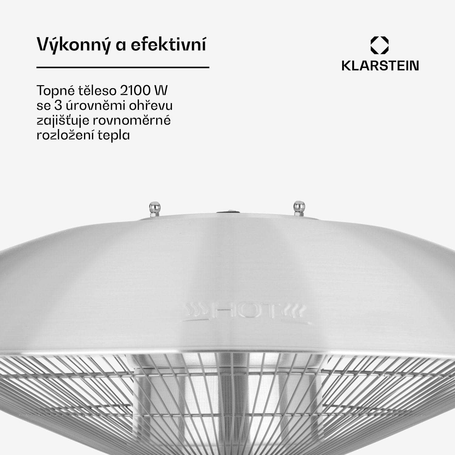 Heat Guard, infračervený ohřívač, 2100 W, výškově nastavitelný, IR ComfortHeat, IP44 