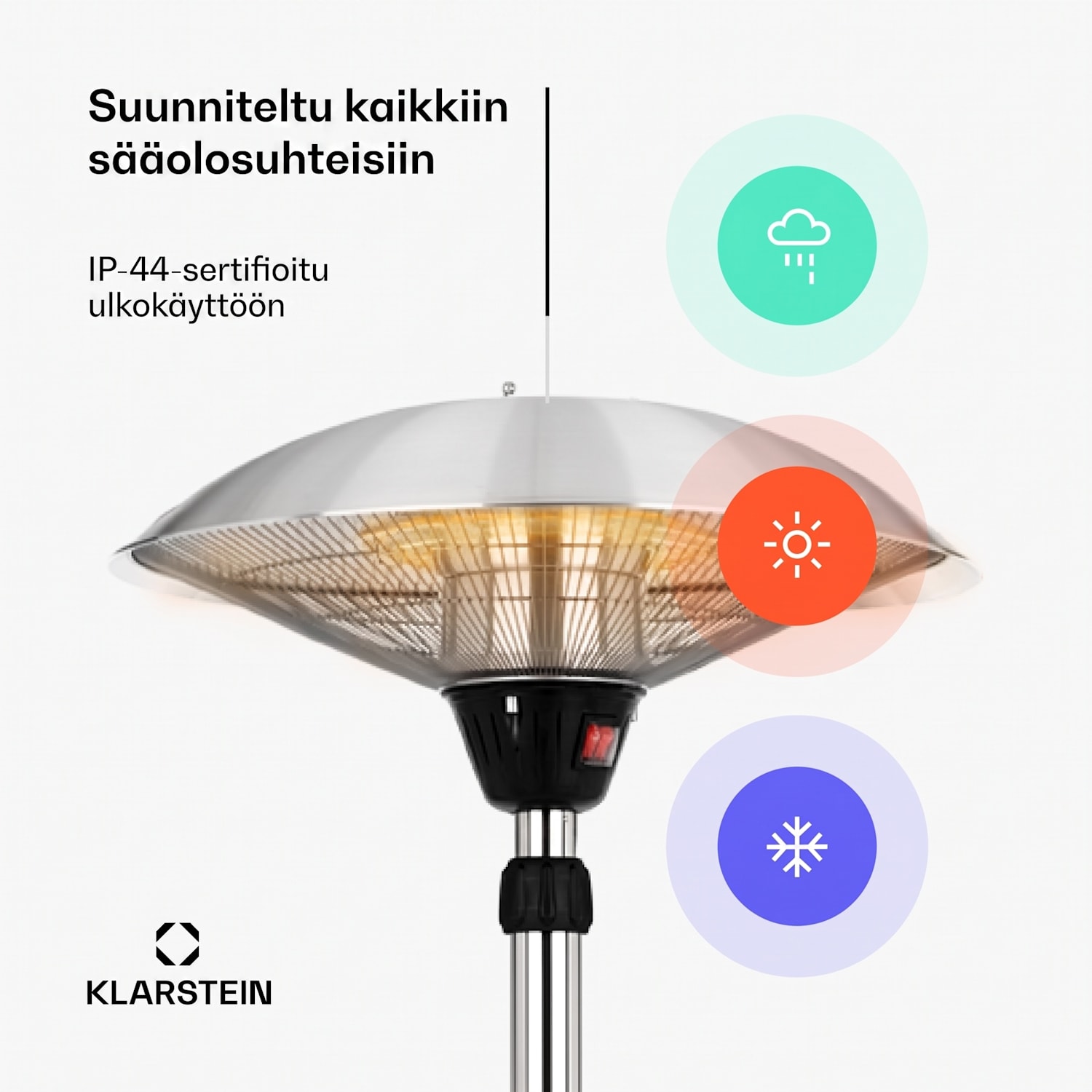 Heat Guard infrapunalämmitin IP44 korkeussäädettävä IR ComfortHeat 2100 W 