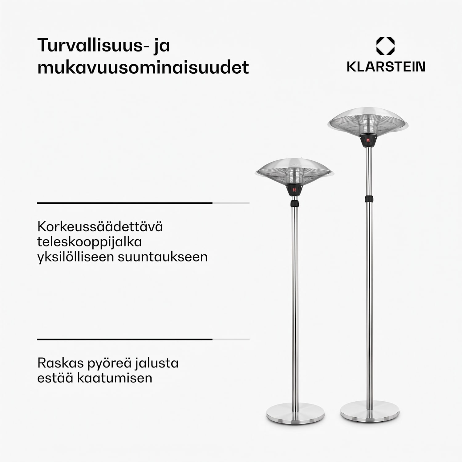 Heat Guard infrapunalämmitin IP44 korkeussäädettävä IR ComfortHeat 2100 W 