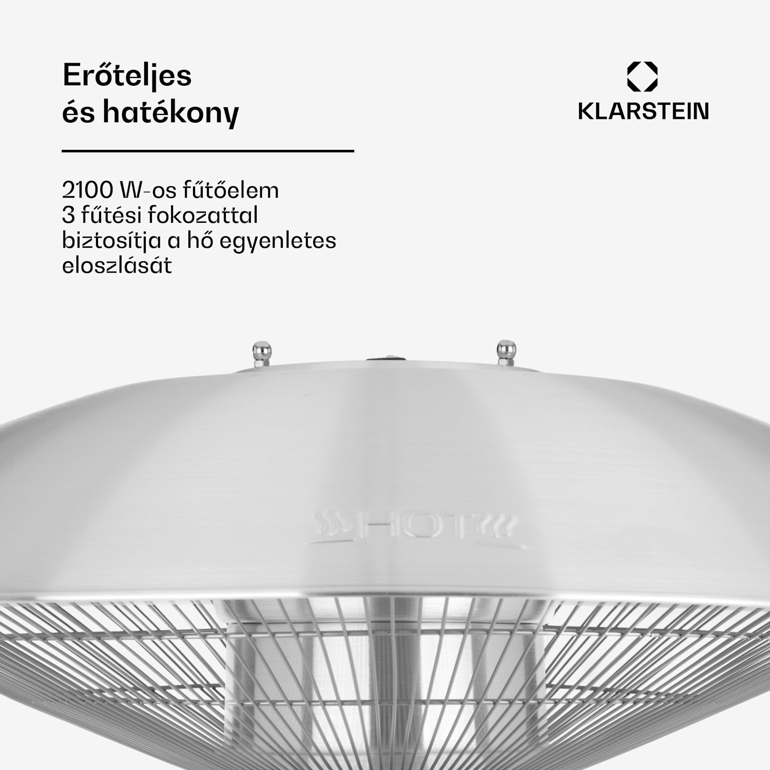 Heat Guard, infravörös sugárzó fűtőtest, 2100 W, IP44, állítható magasságú, IR ComfortHeat 