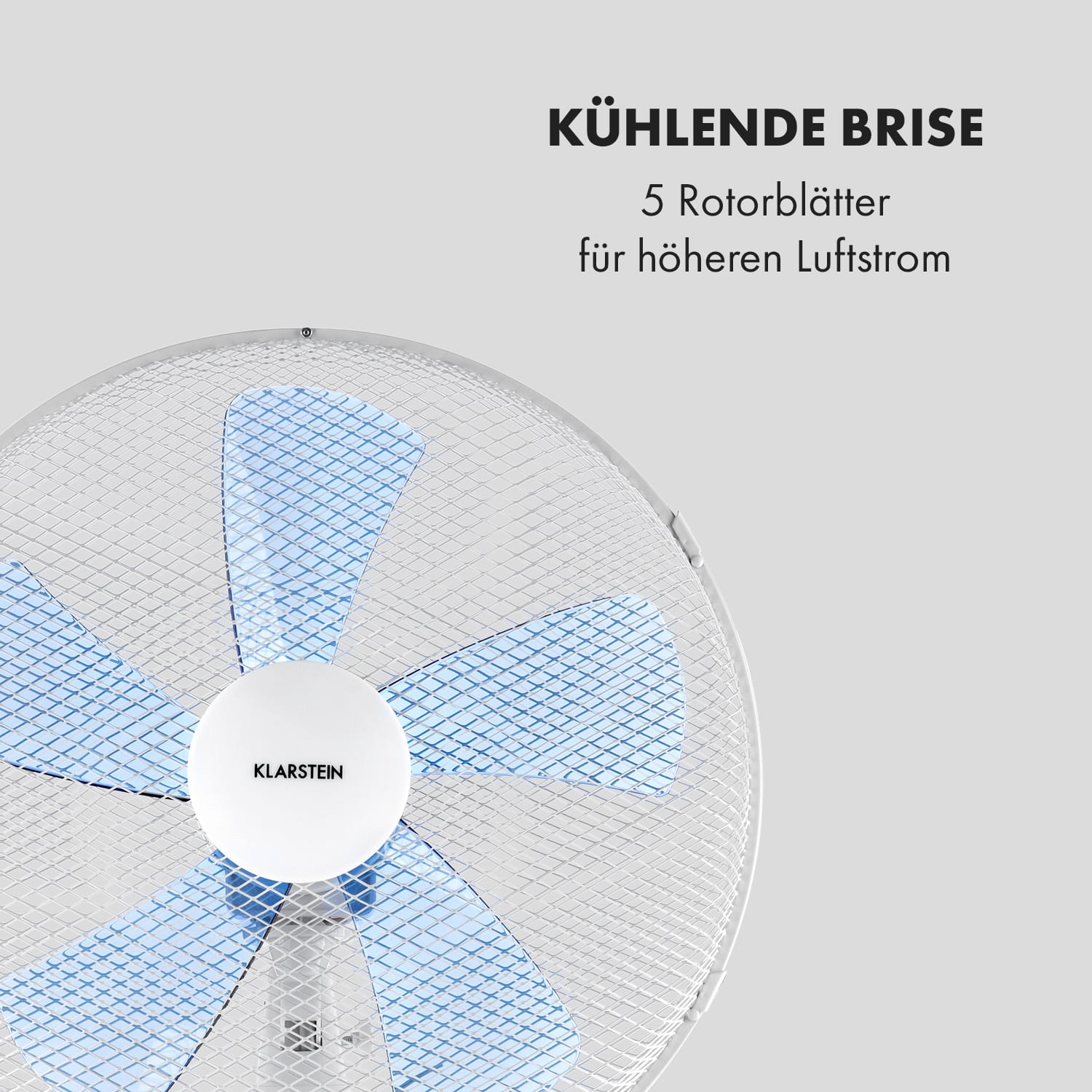 Summerjam Standventilator Standlüfter Ø41cm 50W 4150m³/h Fernbedienung Weiß