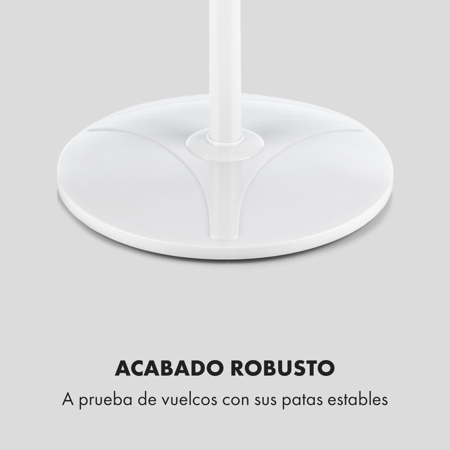 Summerjam Ventilador de pie 41 cm 50W 3 niveles color blanco Blanco