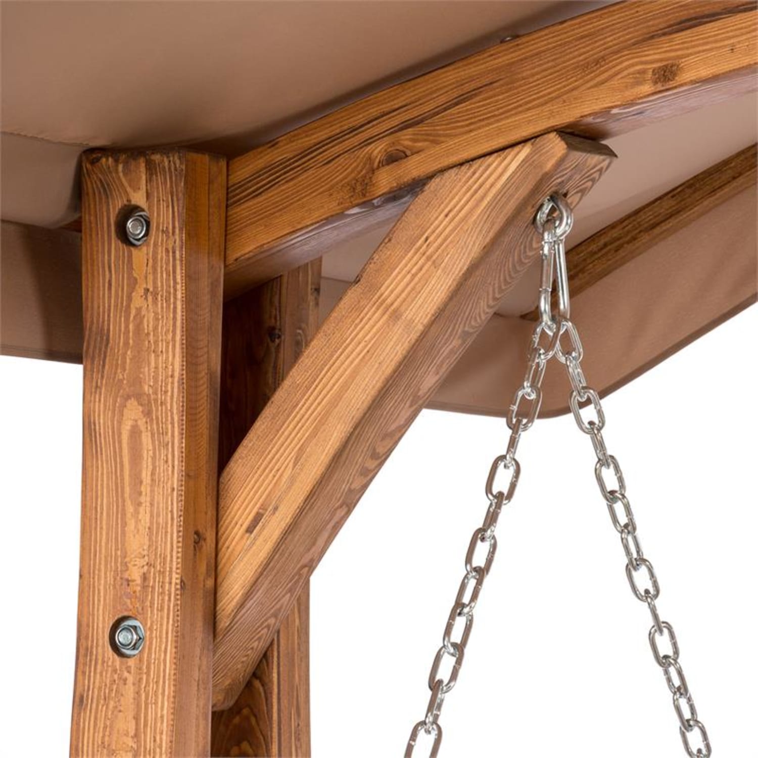 Bermuda Gugalnica, Vrtna gugalnica, 130 cm,2 sedeža, Streha, Poliester 