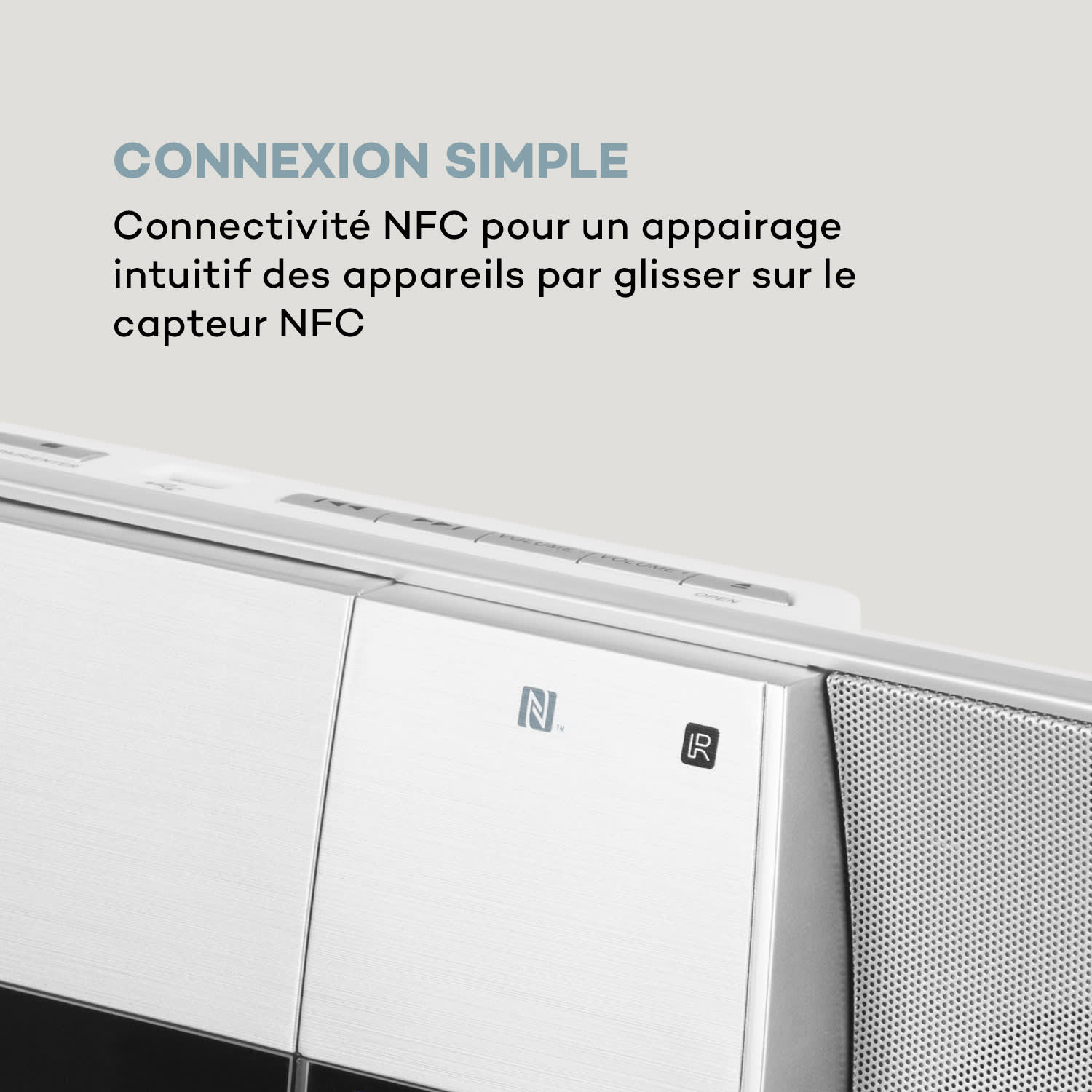 V-20 DAB verticale stereo-installatie bluetooth NFC cd mp3 USB DAB+ & FM tuner 