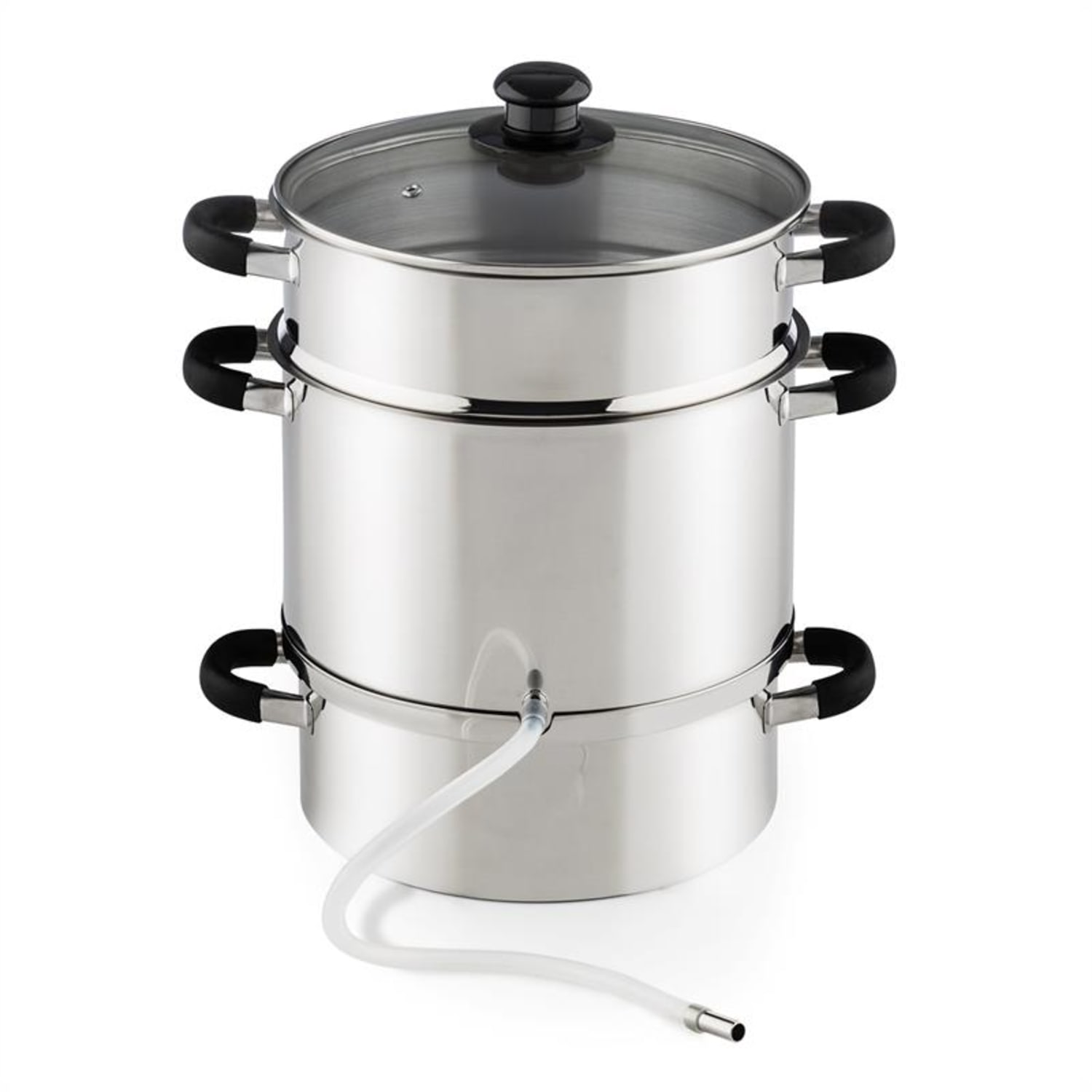 Applebee sähköinen höyrymehulinko 1500W Ø25cm 8 litraa ruostumatonta terästä 