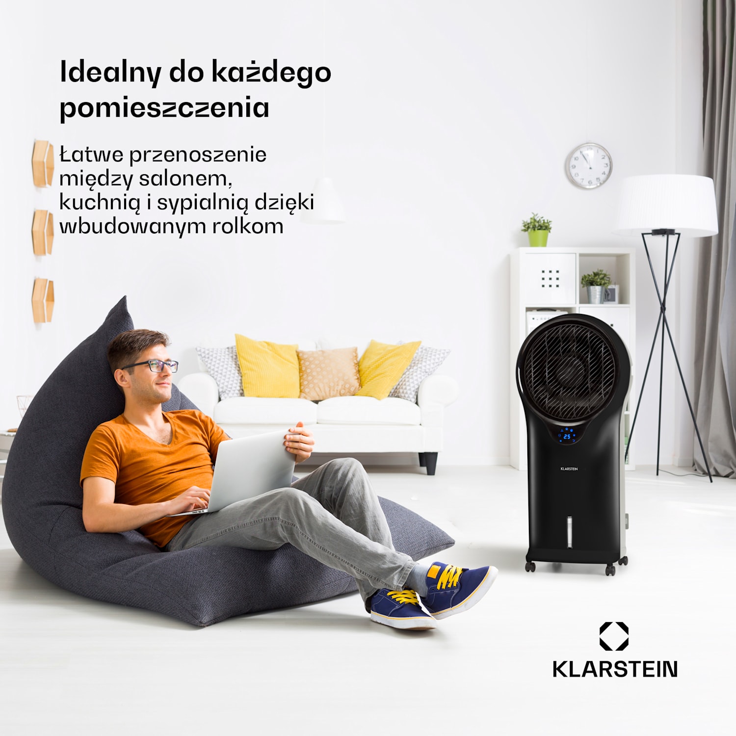 Whirlwind, klimator 3 w 1, wentylator, nawilżacz powietrza, 5,5 l, 110 W 