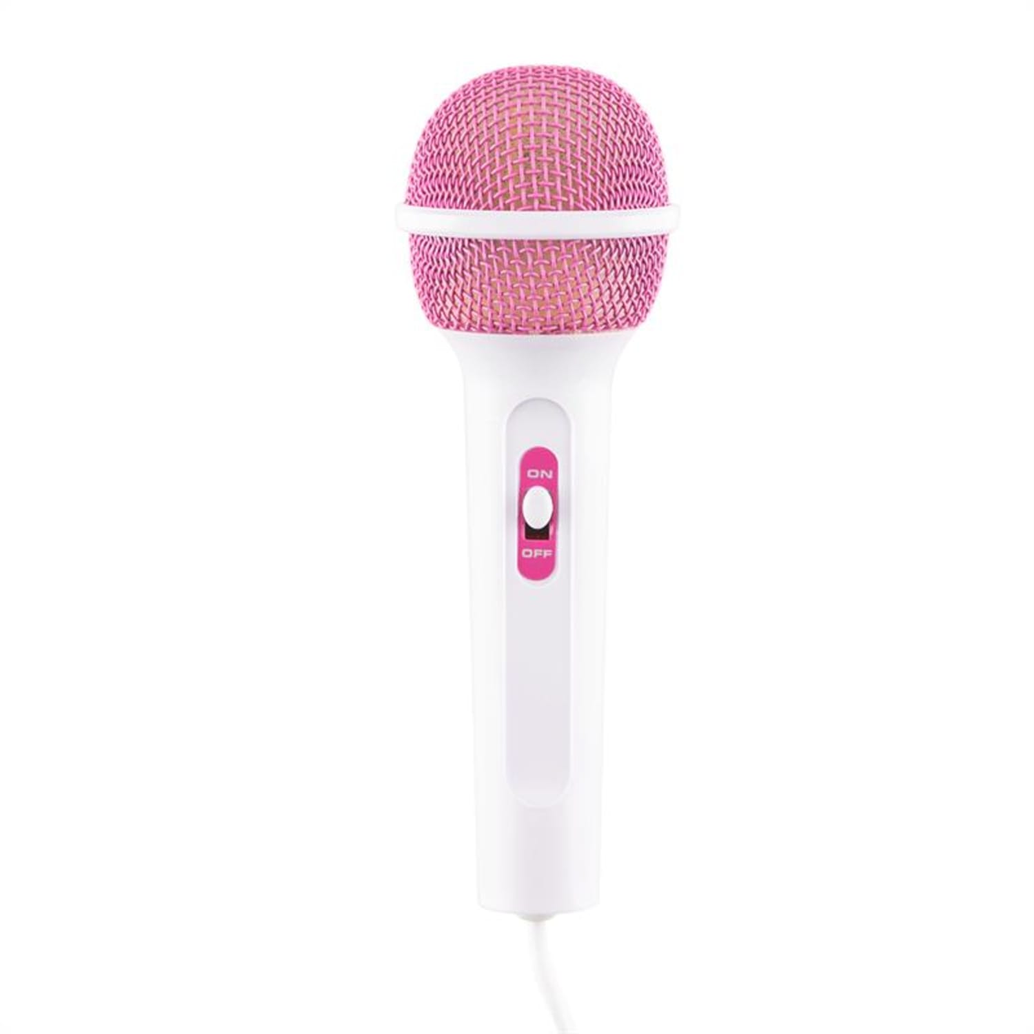 Rockpocket-A WH Lecteur karaoké CD AUX 2 micros batterie blanc Blanc