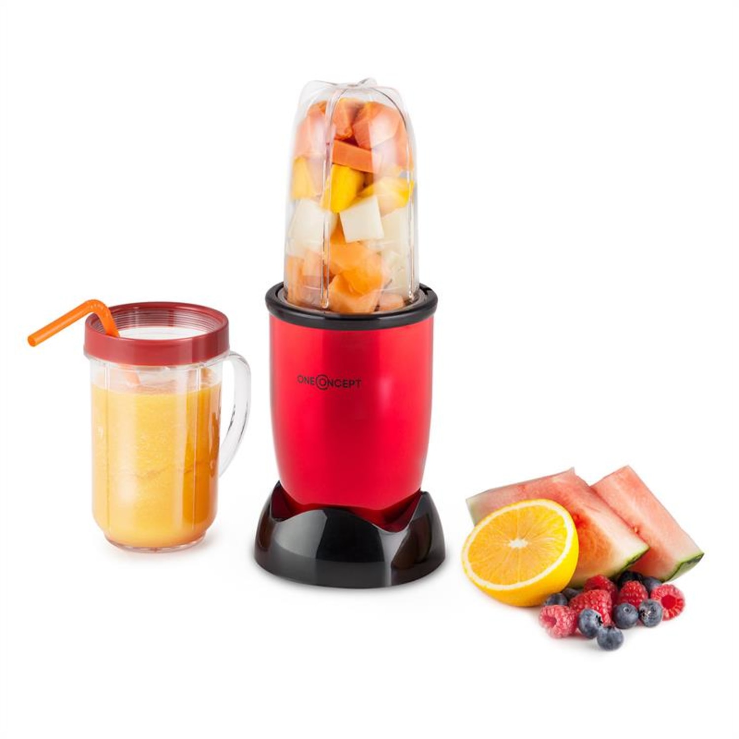 SMOOTHY 2G, RDEČA BARVA, 220 W, NAMIZNI MEŠALNIK, PRIPRAVA SMOOTHIJEV, BREZ VSEBNOSTI BPA Rdeča